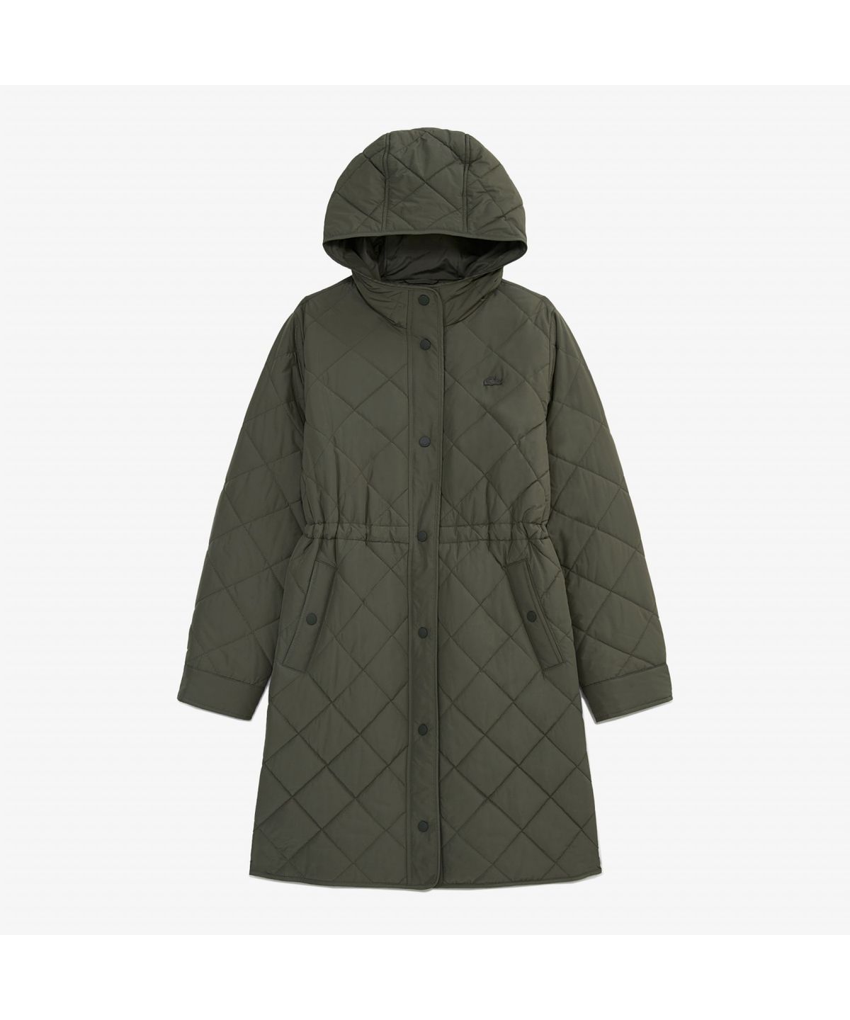 라코스테(LACOSTE) 여성 후디 퀼팅 롱점퍼 BF654E-55N E9F