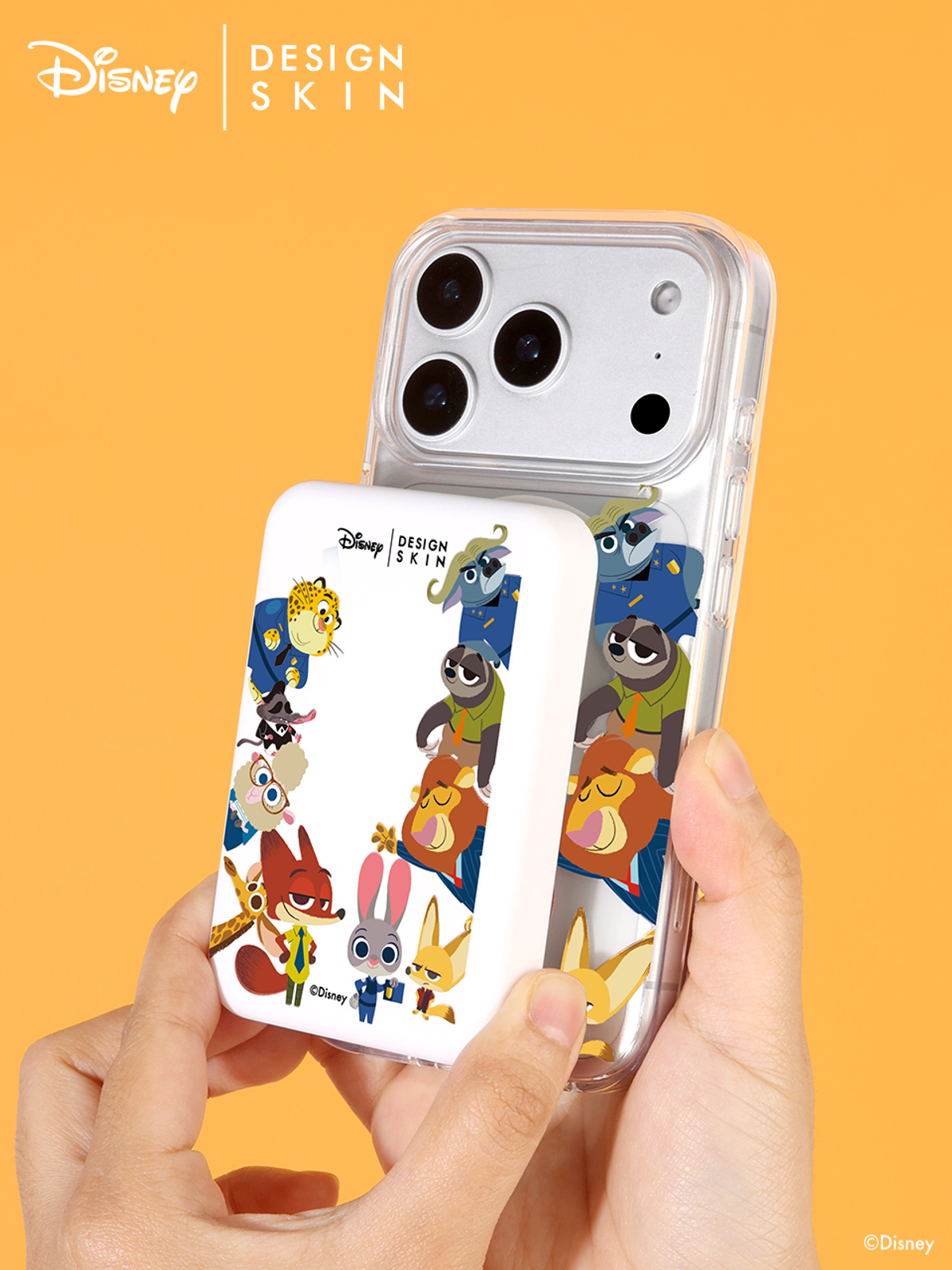 디자인스킨(DESIGNSKIN) [디즈니] 맥세이프 보조배터리_주토피아1
