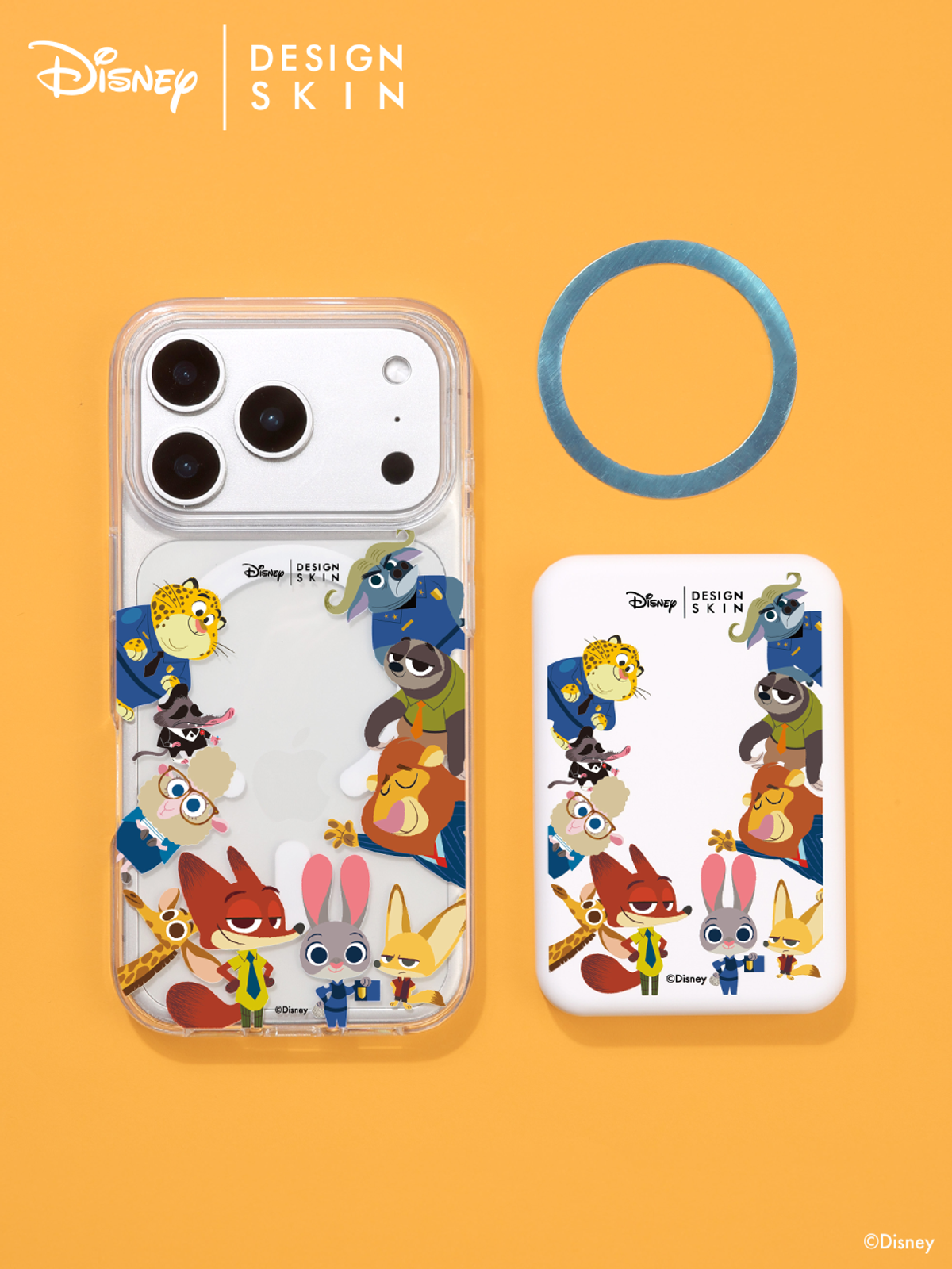 디자인스킨(DESIGNSKIN) [디즈니] 맥세이프 보조배터리_주토피아1