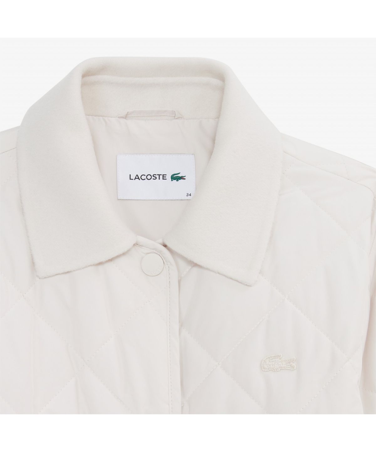 라코스테(LACOSTE) 여성 울배색 벨티드 퀼팅 점퍼 BF021E-55N XFJ