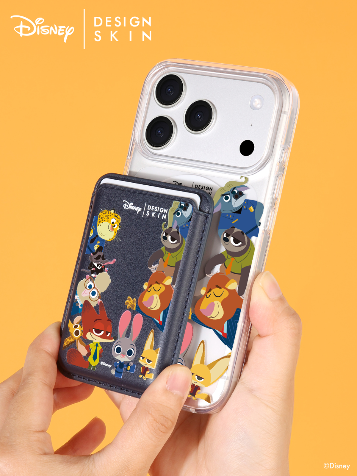 디자인스킨(DESIGNSKIN) [디즈니] 맥세이프 레더 포켓_주토피아1