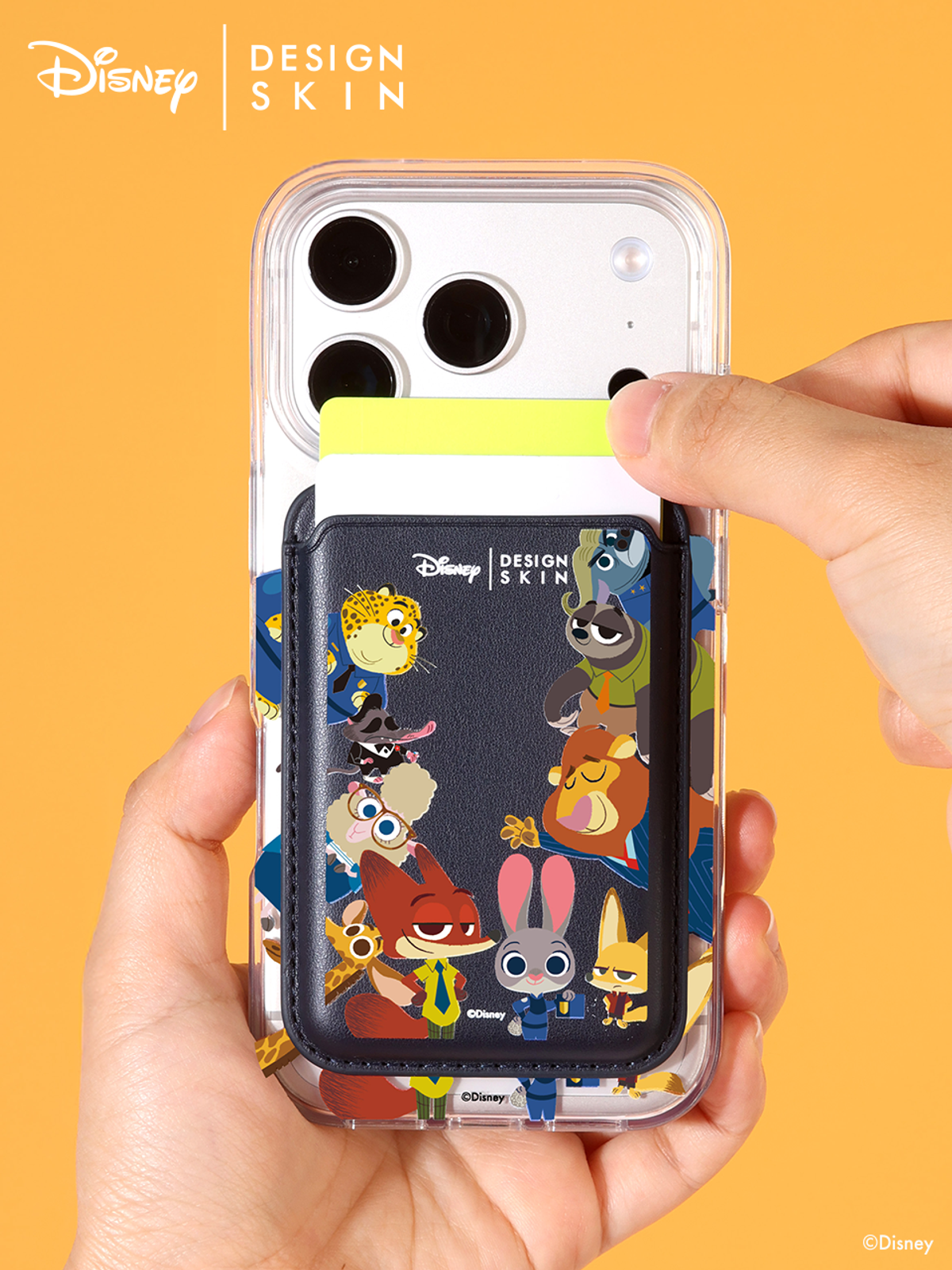디자인스킨(DESIGNSKIN) [디즈니] 맥세이프 레더 포켓_주토피아1