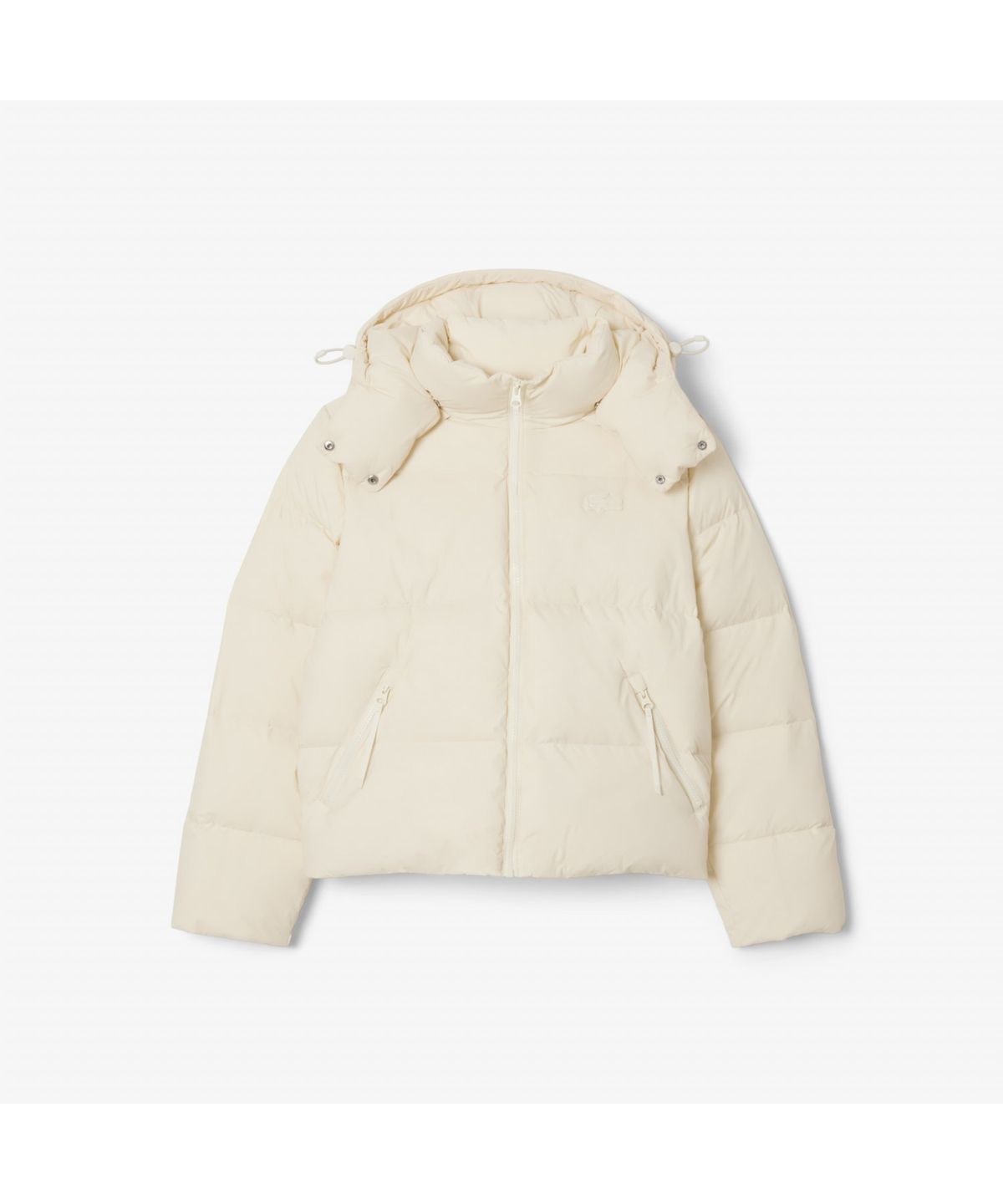 라코스테(LACOSTE) 여성 후드 숏 다운 점퍼 BF7391-55N XFJ