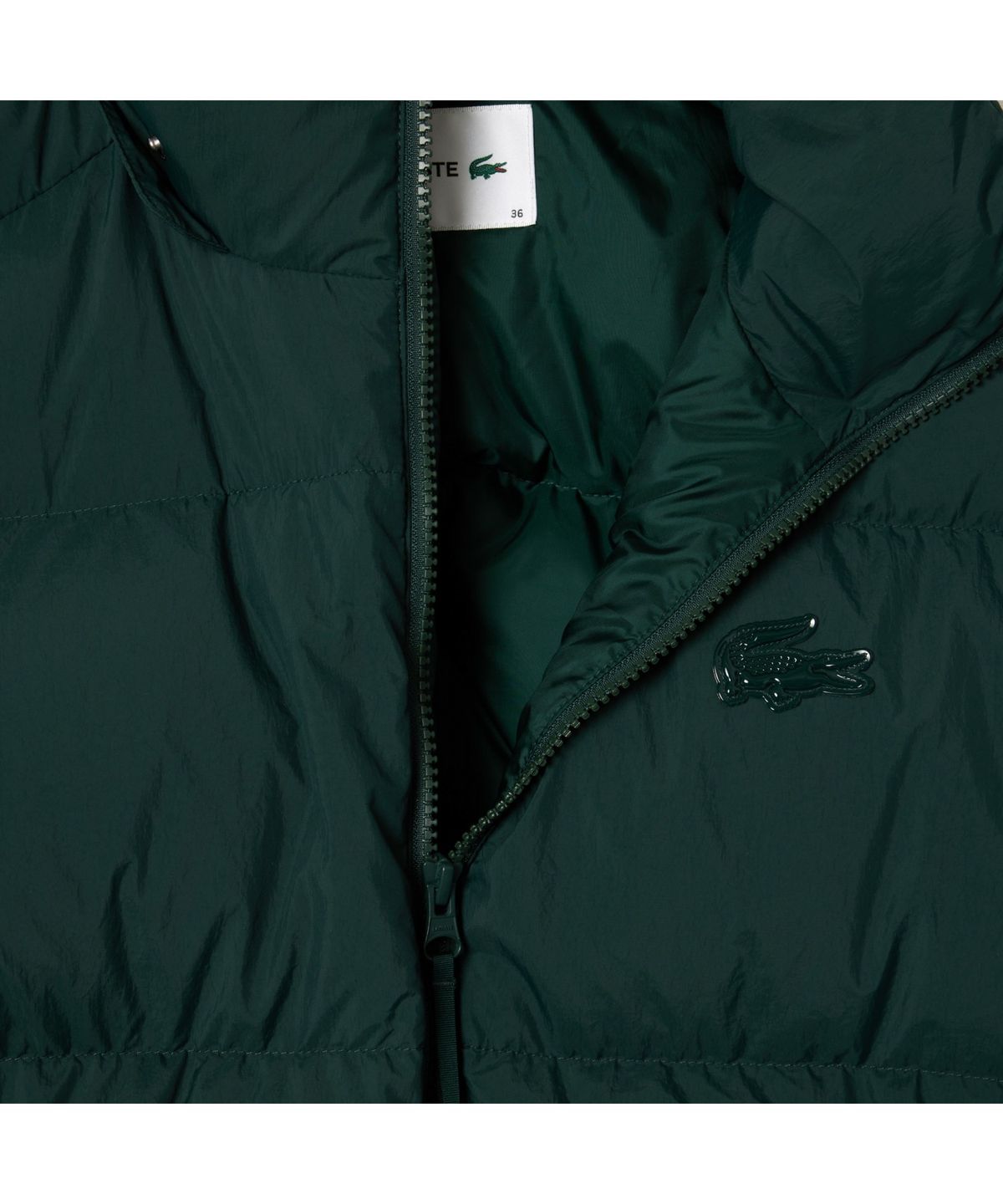 라코스테(LACOSTE) 여성 후드 숏 다운 점퍼 BF7391-55N YZP