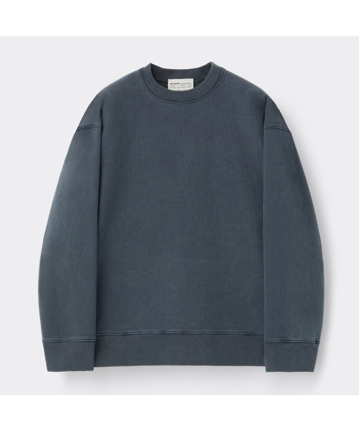 커스텀멜로우(CUSTOMELLOW) [HED MAYNER] Grey Dyed Sweatshirt CWTAW25991GYD