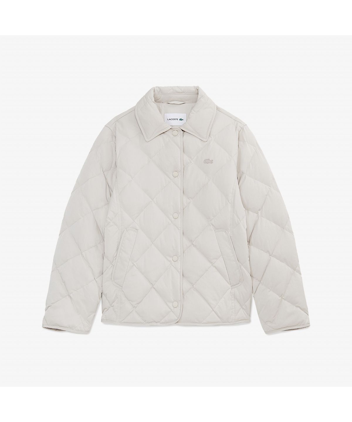라코스테(LACOSTE) 여성 다이아퀼팅 경량 카라 다운 BF265E-55N XFJ