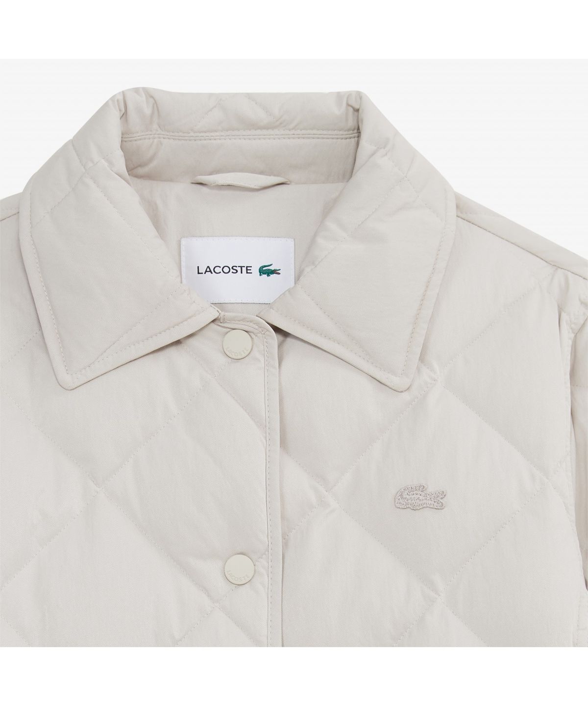 라코스테(LACOSTE) 여성 다이아퀼팅 경량 카라 다운 BF265E-55N XFJ