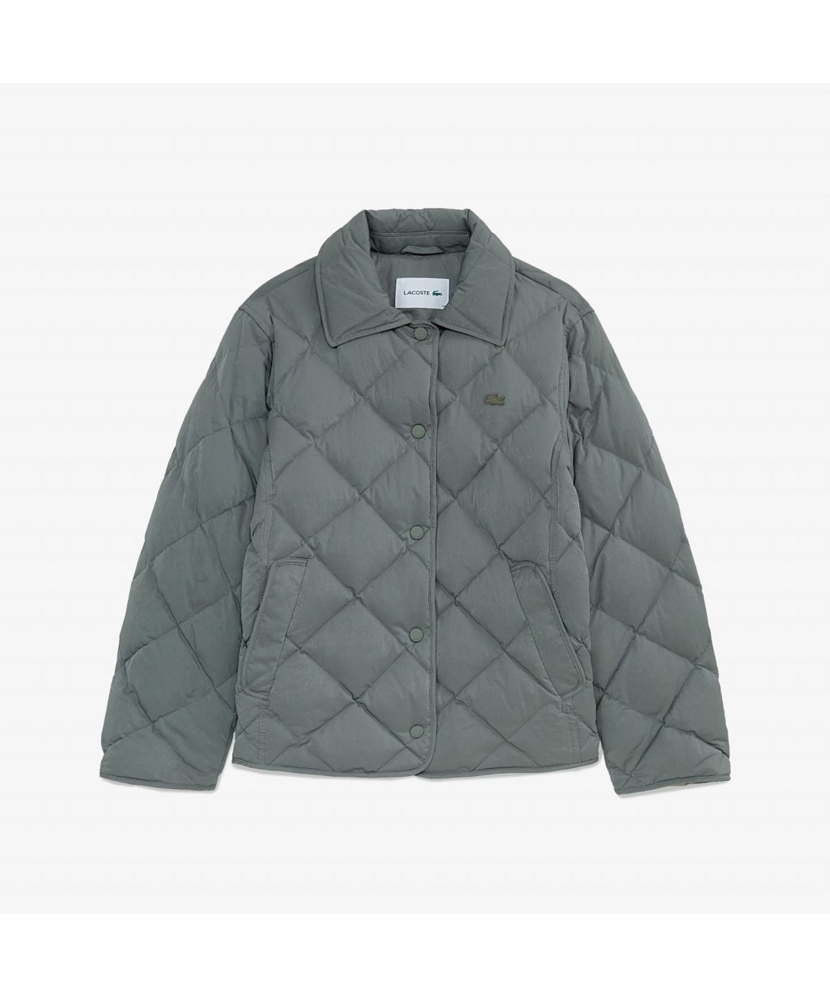 라코스테(LACOSTE) 여성 다이아퀼팅 경량 카라 다운 BF265E-55N E9F