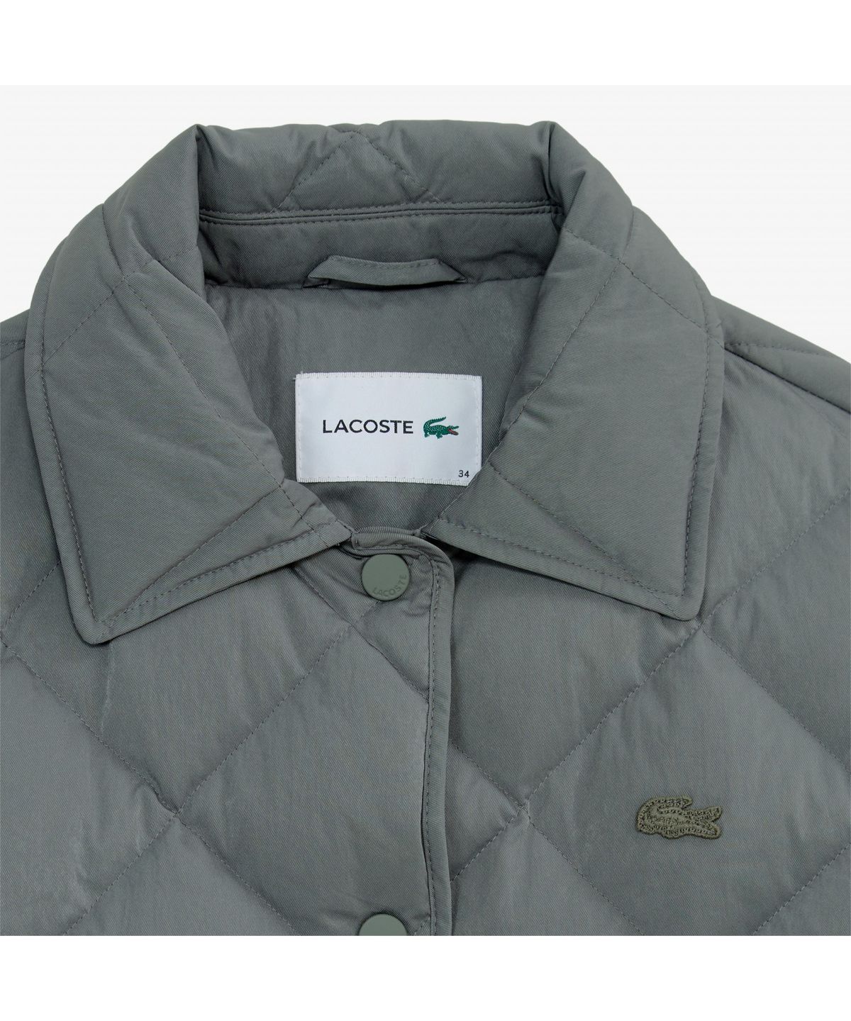 라코스테(LACOSTE) 여성 다이아퀼팅 경량 카라 다운 BF265E-55N E9F