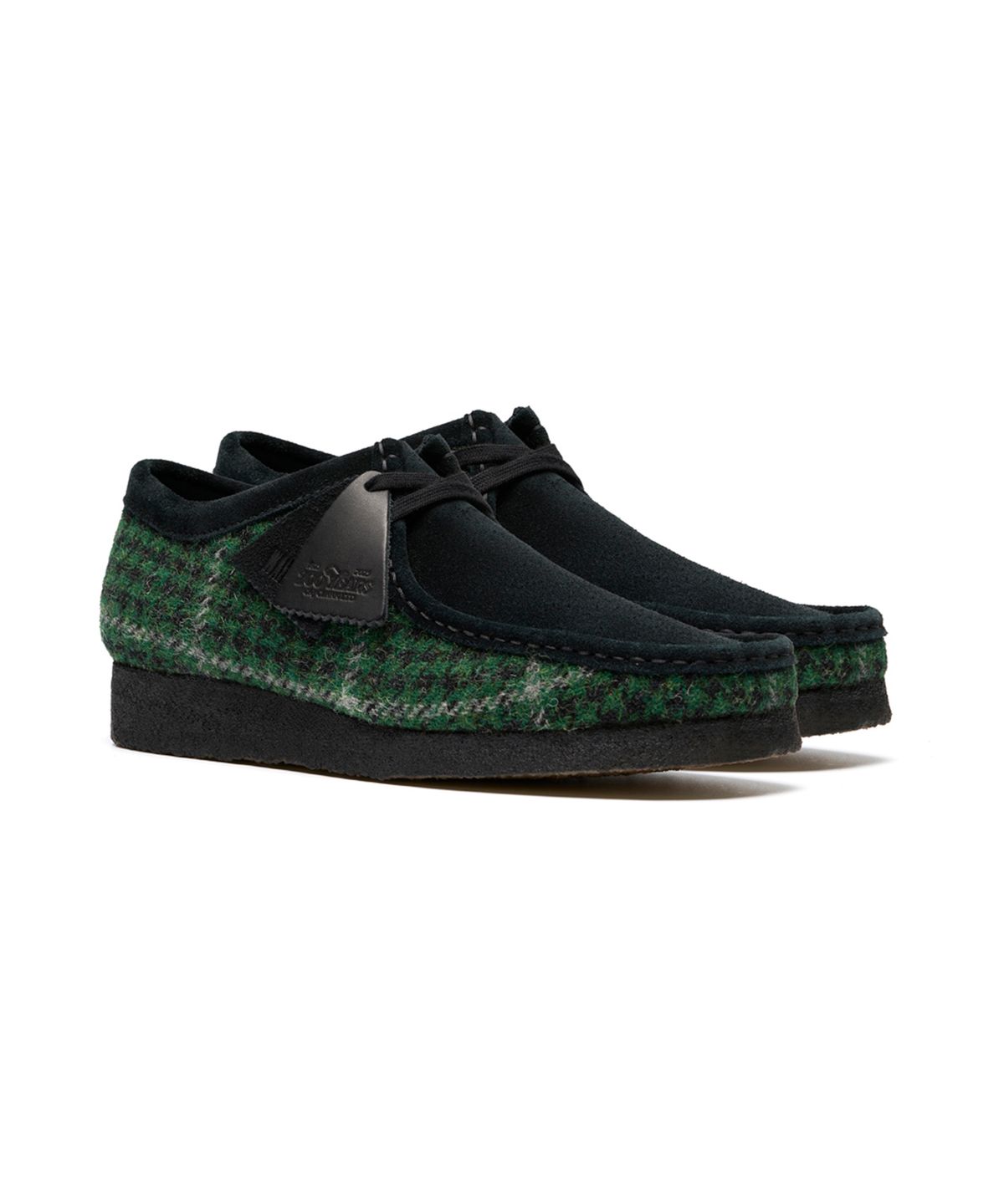 클락스 오리지널스(CLARKS ORIGINALS) (남성) 왈라비 - 그린 해리스 트위드® 콤비 / 26182790