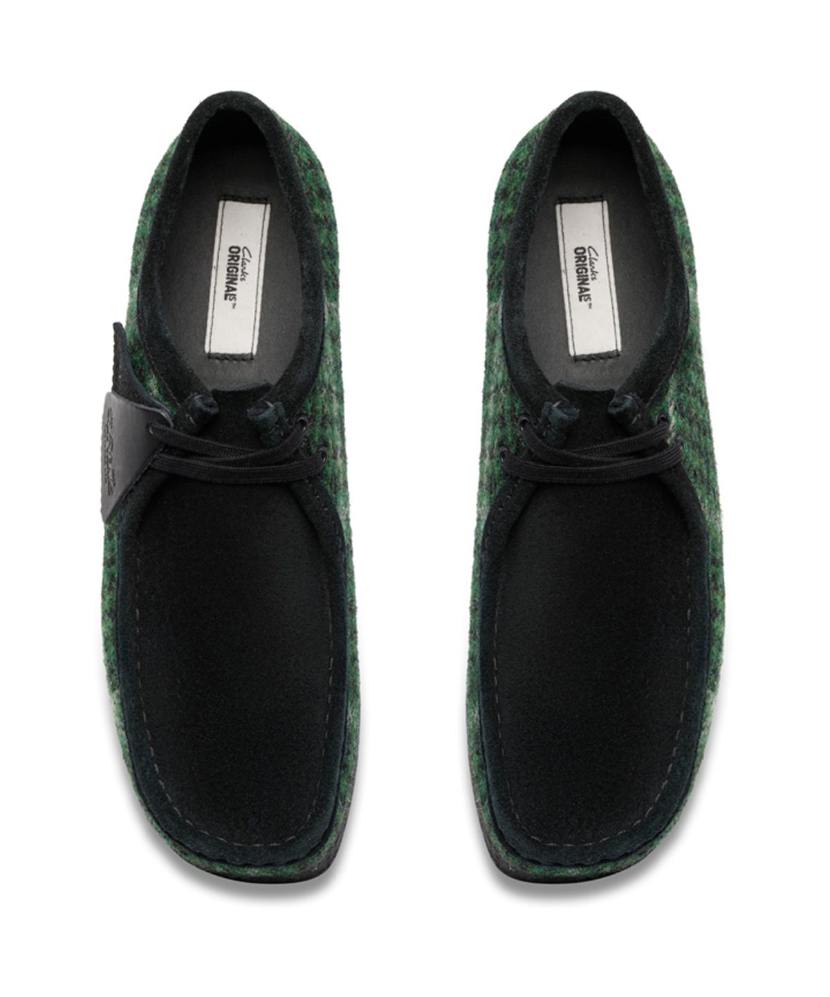 클락스 오리지널스(CLARKS ORIGINALS) (남성) 왈라비 - 그린 해리스 트위드® 콤비 / 26182790
