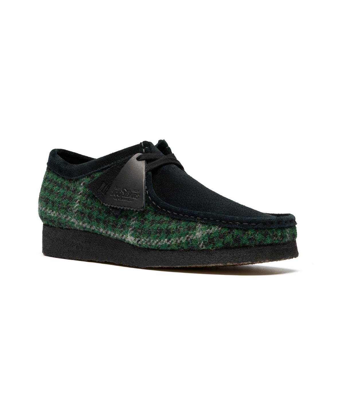 클락스 오리지널스(CLARKS ORIGINALS) (남성) 왈라비 - 그린 해리스 트위드® 콤비 / 26182790
