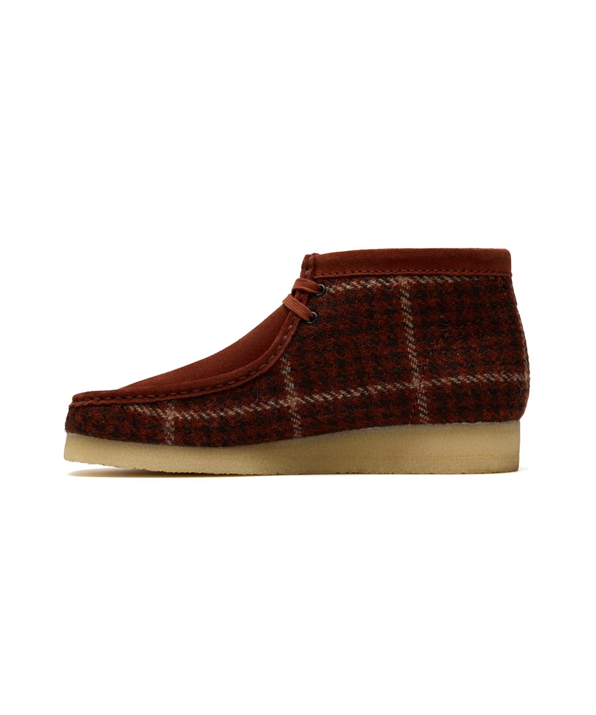 클락스 오리지널스(CLARKS ORIGINALS) (남성) 왈라비 부츠 - 러스트 해리스 트위드® 콤비 / 26182793