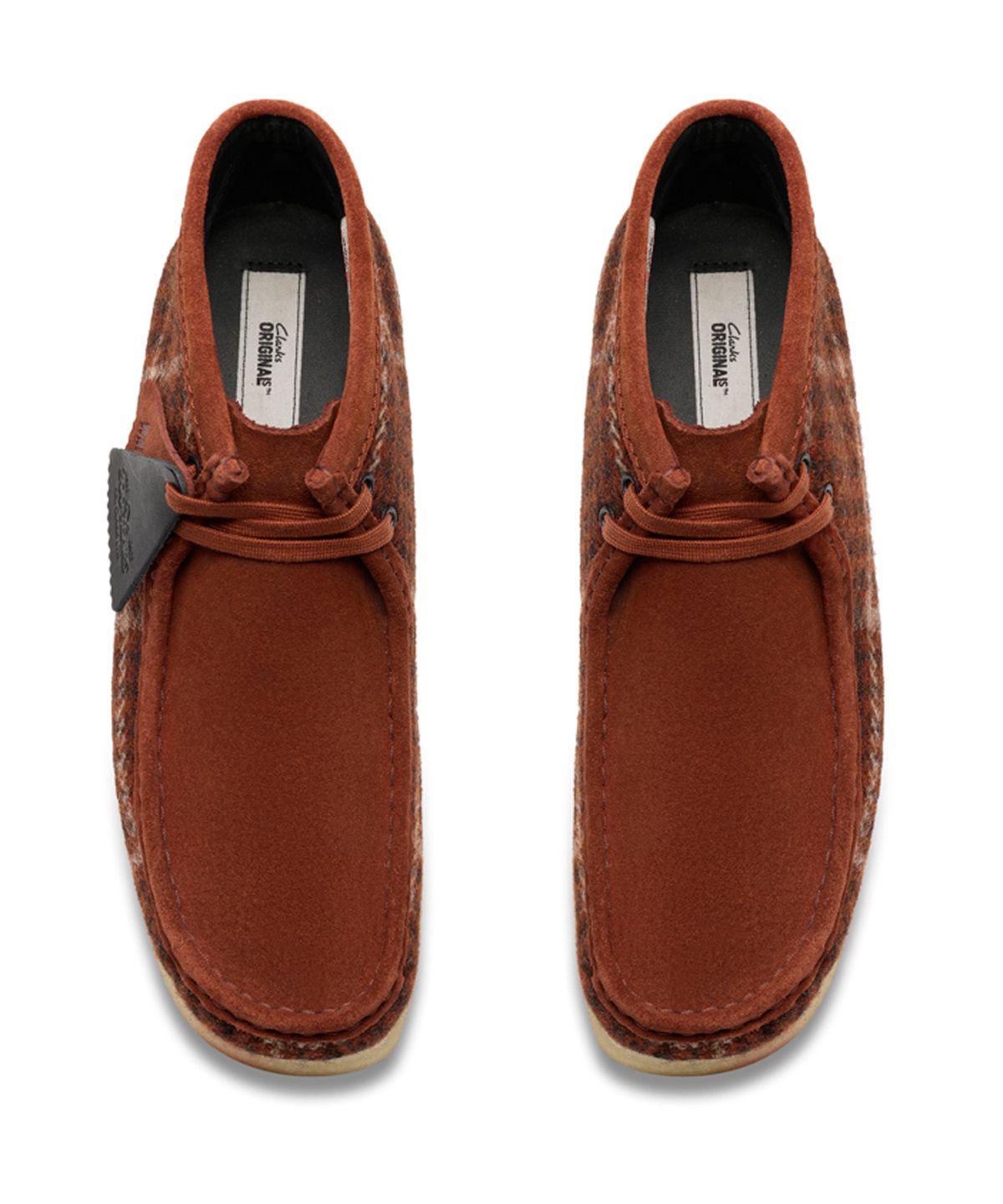 클락스 오리지널스(CLARKS ORIGINALS) (남성) 왈라비 부츠 - 러스트 해리스 트위드® 콤비 / 26182793