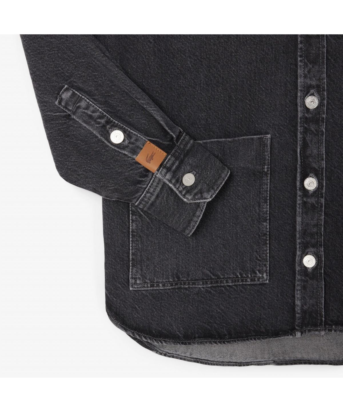 라코스테(LACOSTE) 여성 릴렉스핏 데님 셔츠 자켓 BF2446-55N 6NM