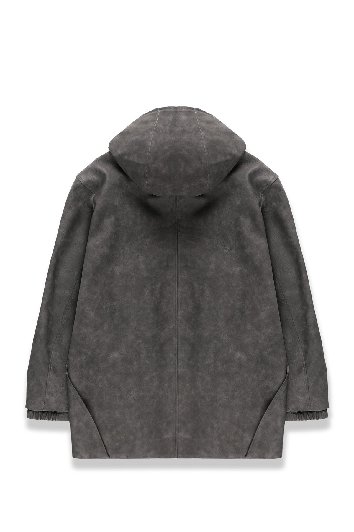 폼리쉬(FORMLICH) WEATHERED LEATHER CAR COAT / WASHED GREY [TYPE 002]