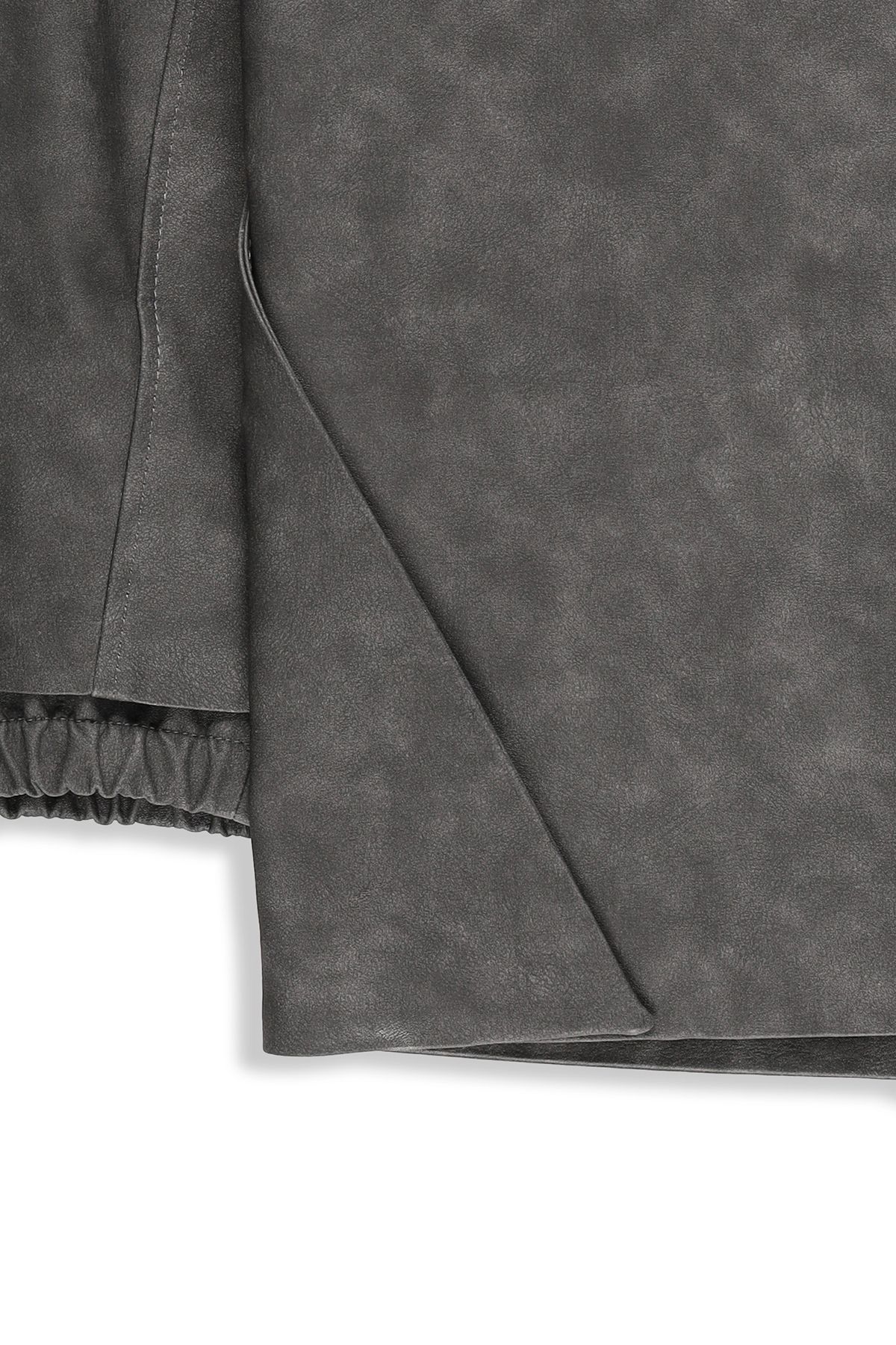 폼리쉬(FORMLICH) WEATHERED LEATHER CAR COAT / WASHED GREY [TYPE 002]