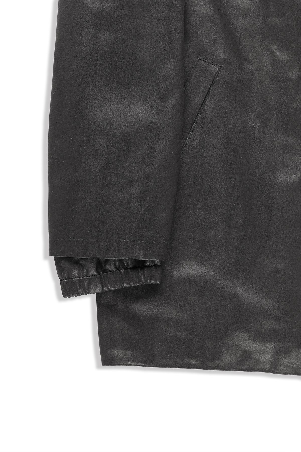폼리쉬(FORMLICH) WEATHERED LEATHER CAR COAT / BLACK [TYPE 001]