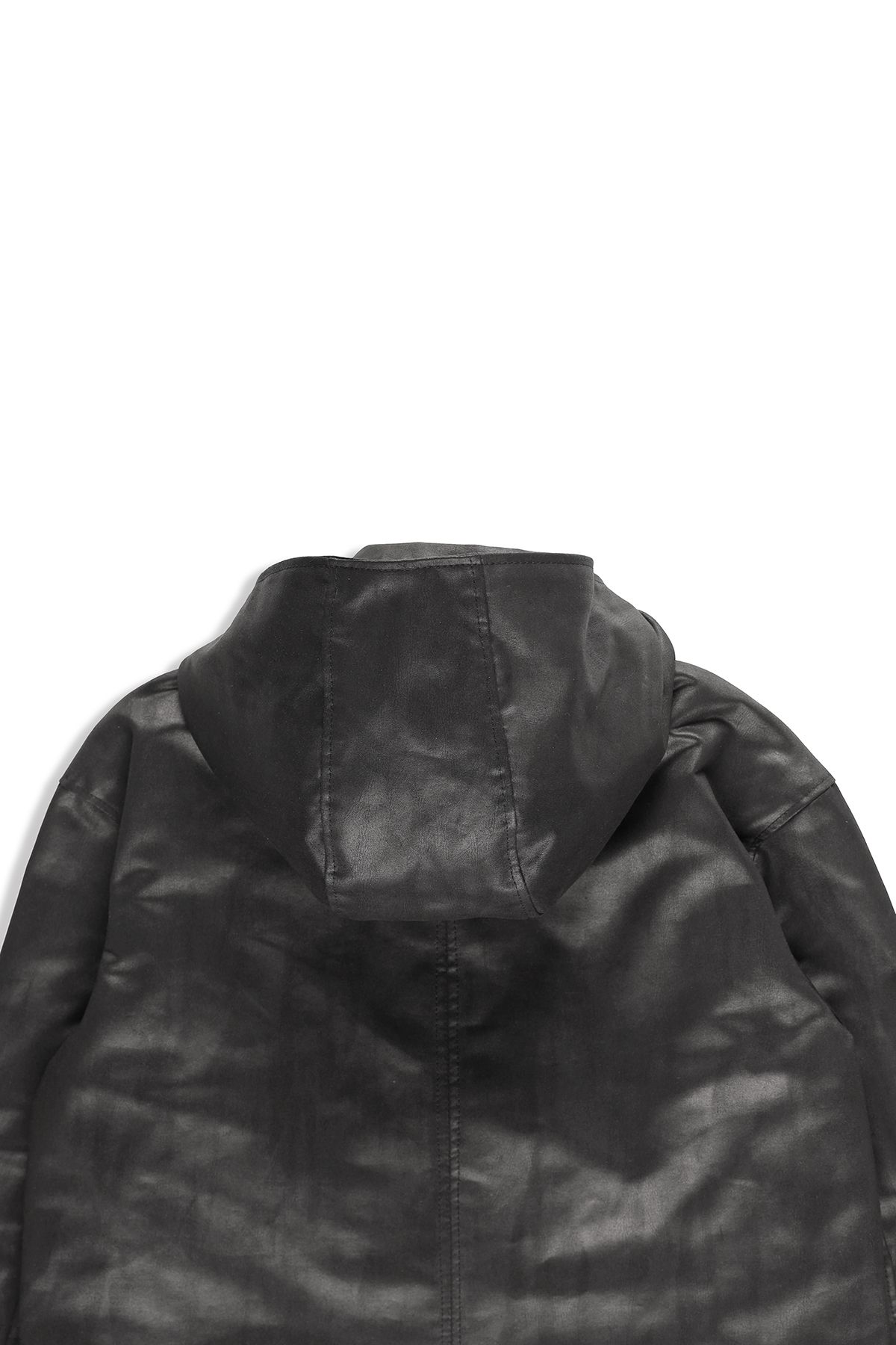 폼리쉬(FORMLICH) WEATHERED LEATHER CAR COAT / BLACK [TYPE 001]