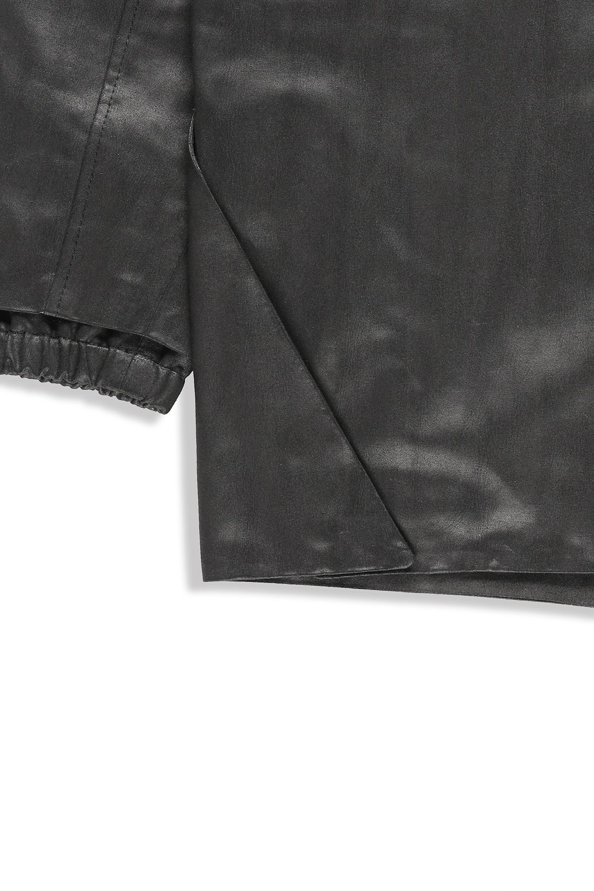 폼리쉬(FORMLICH) WEATHERED LEATHER CAR COAT / BLACK [TYPE 001]