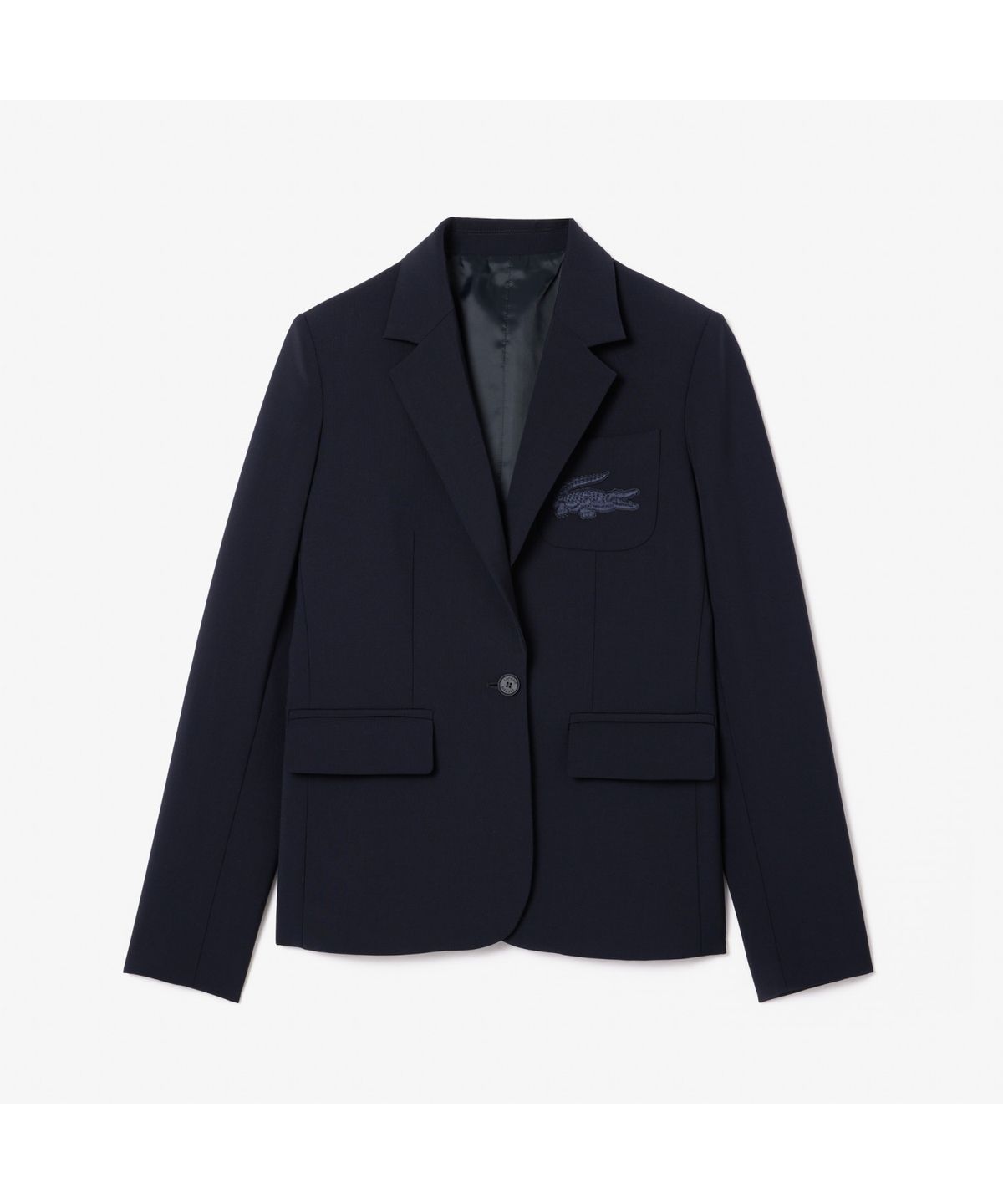 라코스테(LACOSTE) 여성 시그니처 포켓 블레이져 VF7443-55N HDE