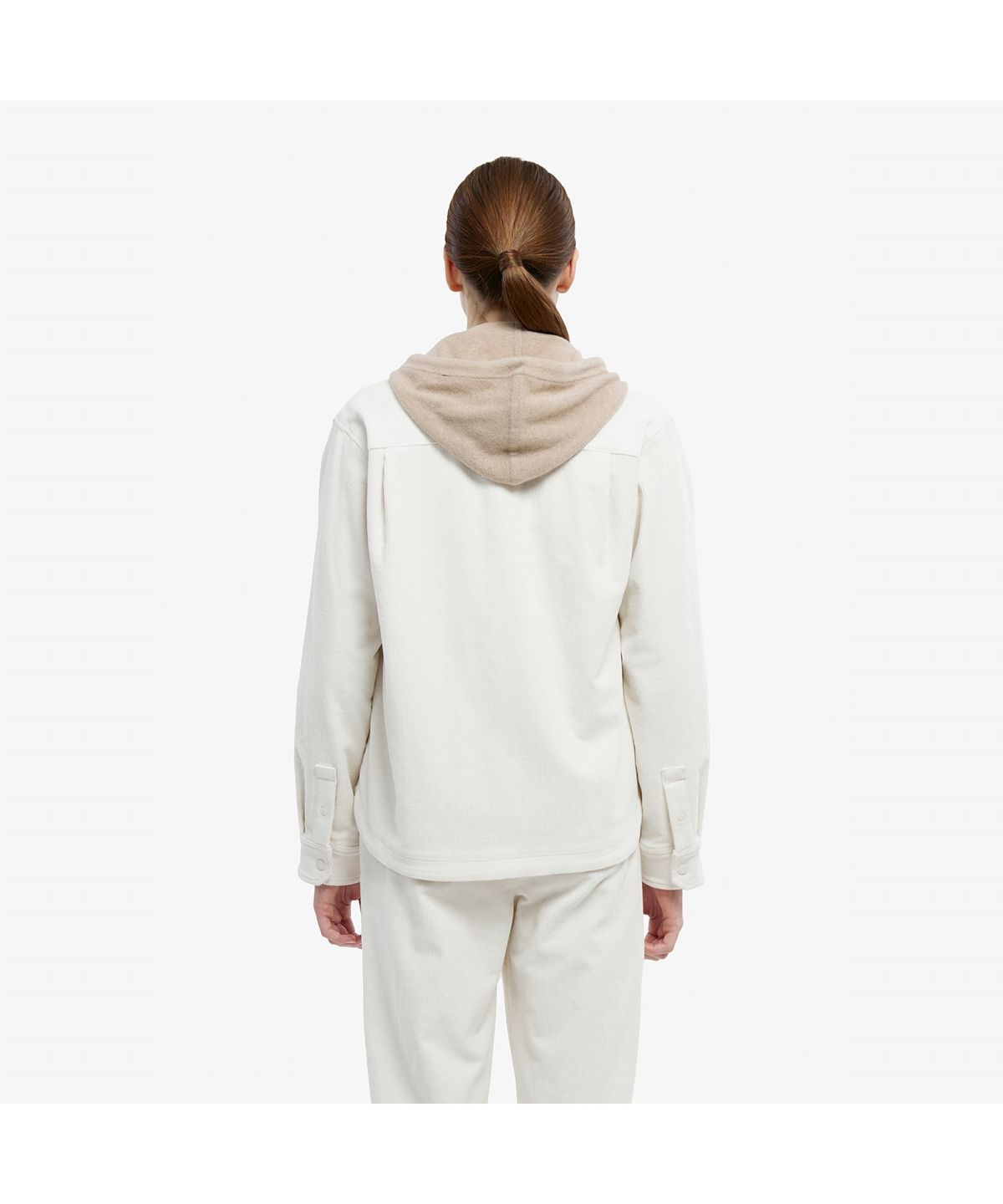 라코스테(LACOSTE) 여성 코듀로이 아우터형 셔츠 CF112E-55N XFJ