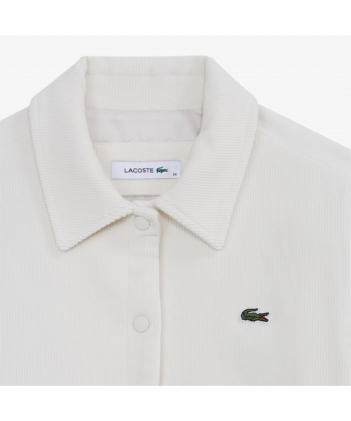 라코스테(LACOSTE) 여성 코듀로이 아우터형 셔츠 CF112E-55N XFJ