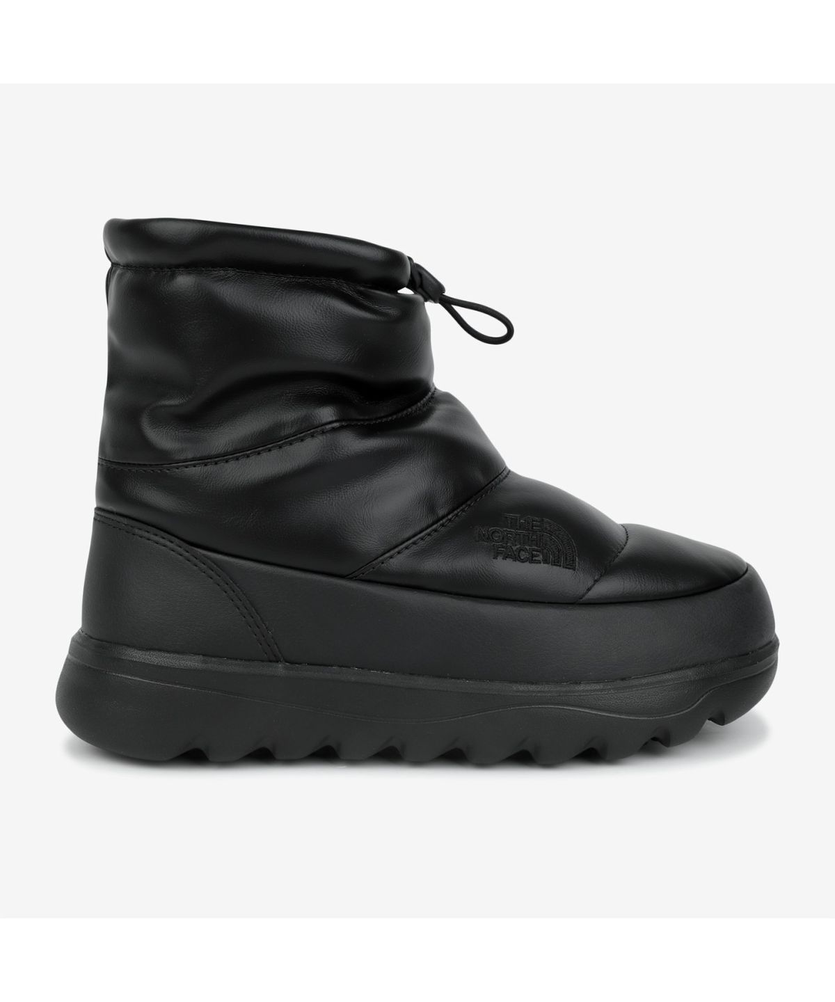 노스페이스(THE NORTH FACE) NS87R76J 아프레 숏 부츠 레더 BLACK