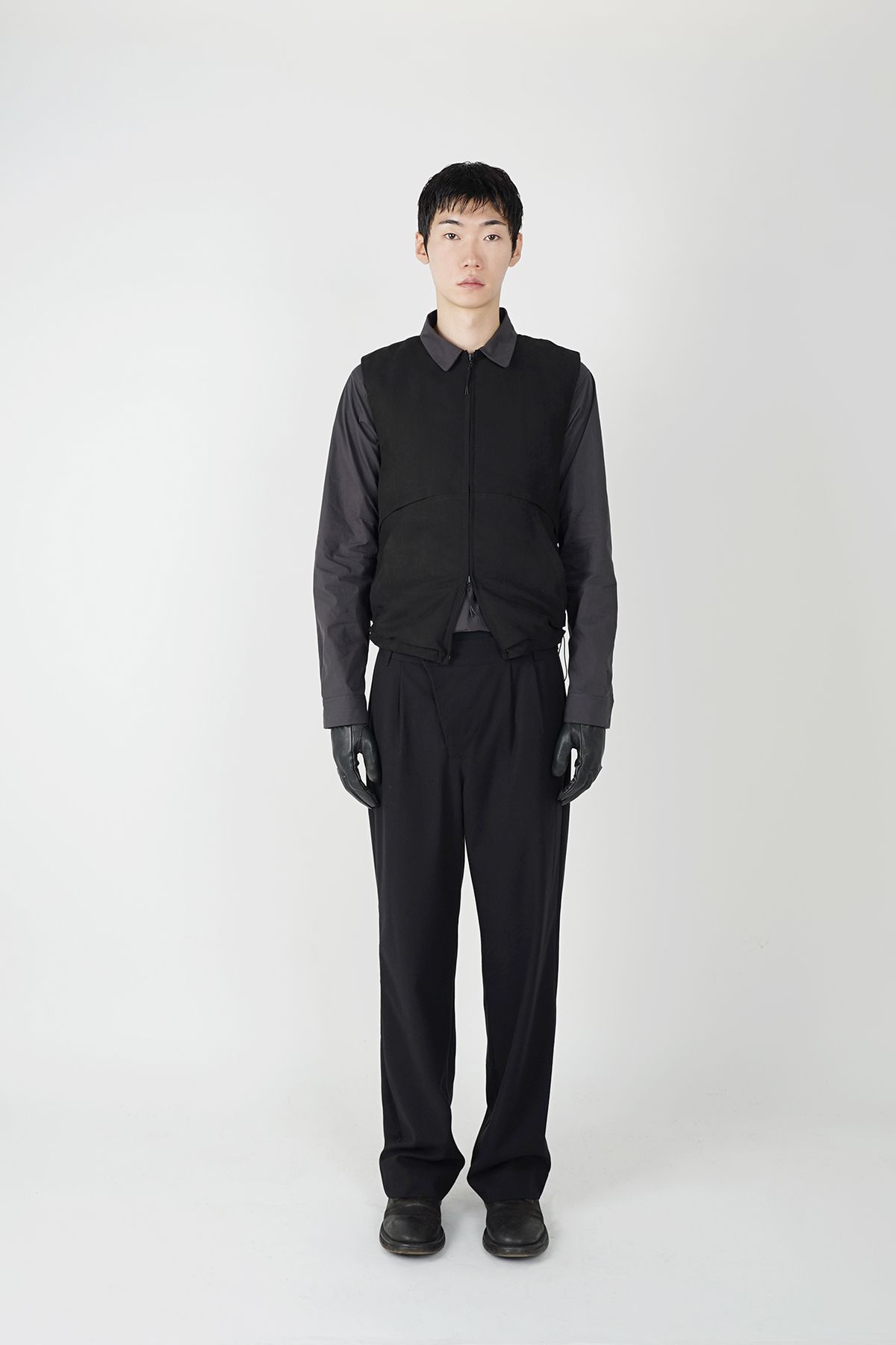 폼리쉬(FORMLICH) MODULAR SHIRT / DARK GREY