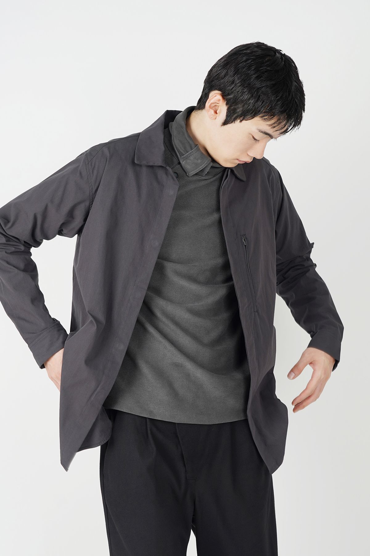 폼리쉬(FORMLICH) MODULAR SHIRT / DARK GREY
