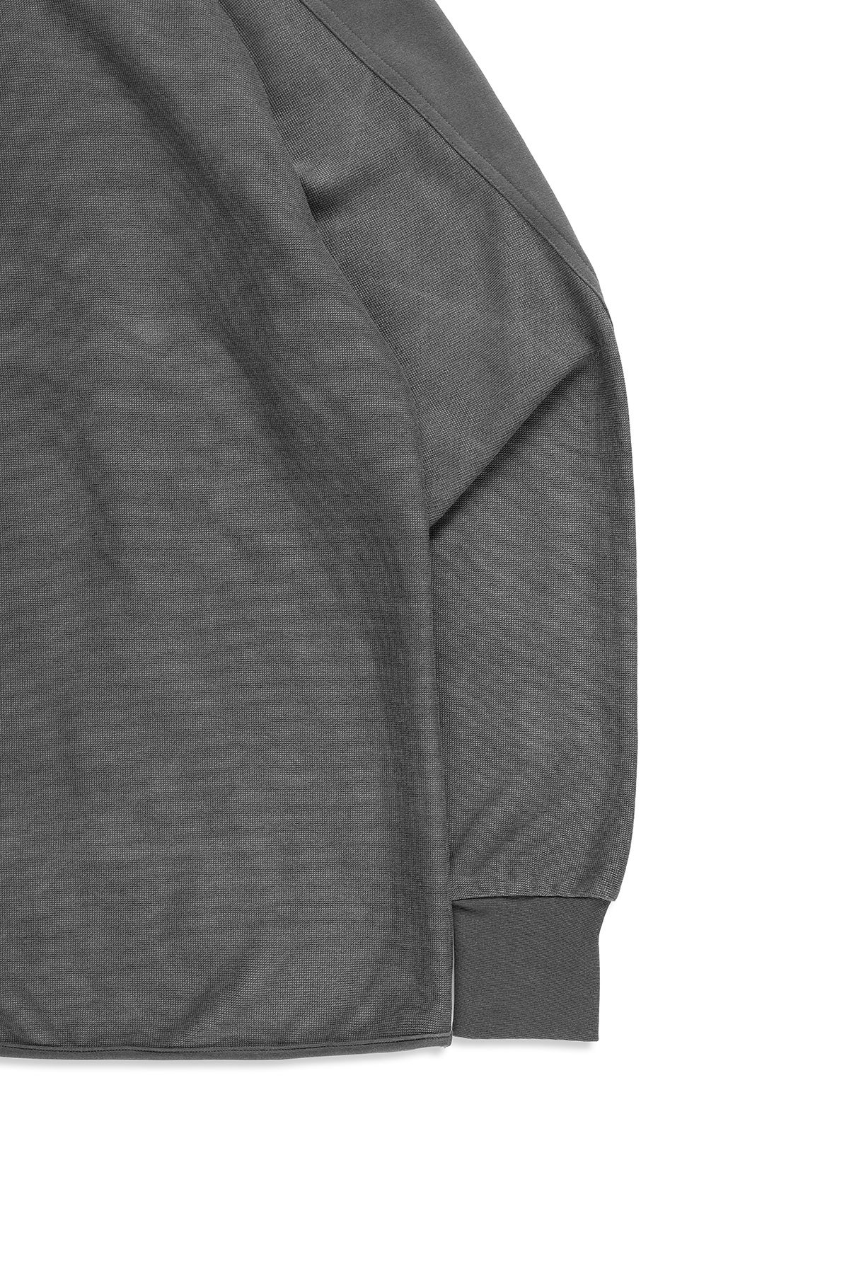 폼리쉬(FORMLICH) BUTTON HIGH NECK SWEATER / GREY