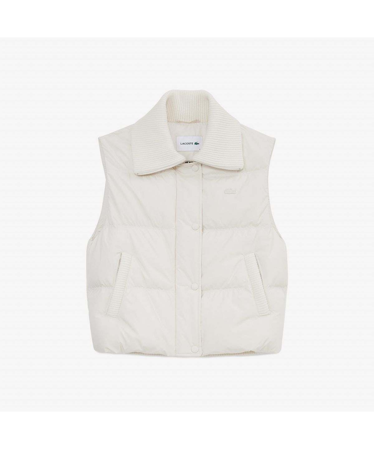 라코스테(LACOSTE) 여성 스웨터 카라 다운베스트 BF421E-55N XFJ