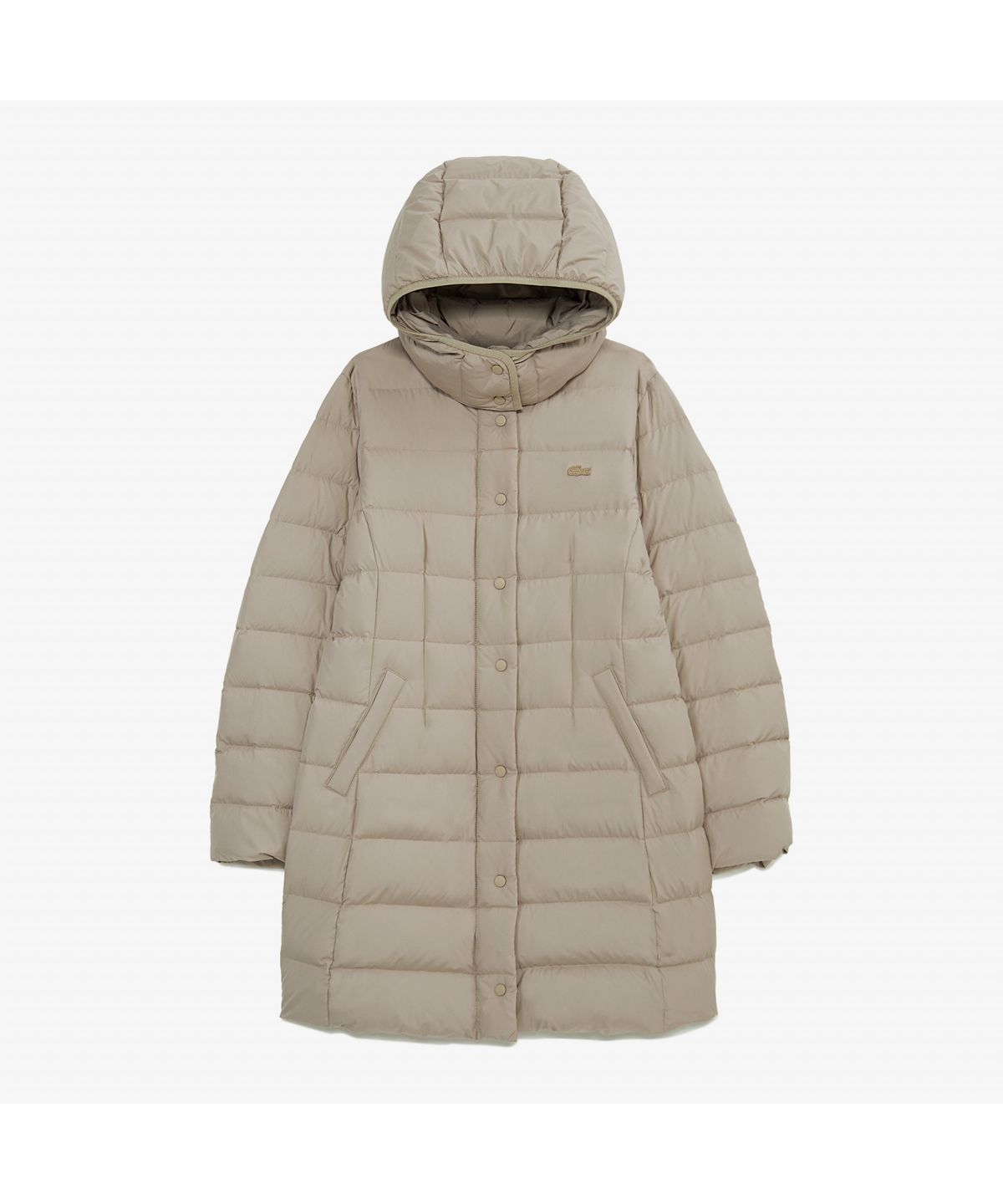 라코스테(LACOSTE) 여성 슬림핏 후드탈착 중힙 다운 BF545E-55N 02S