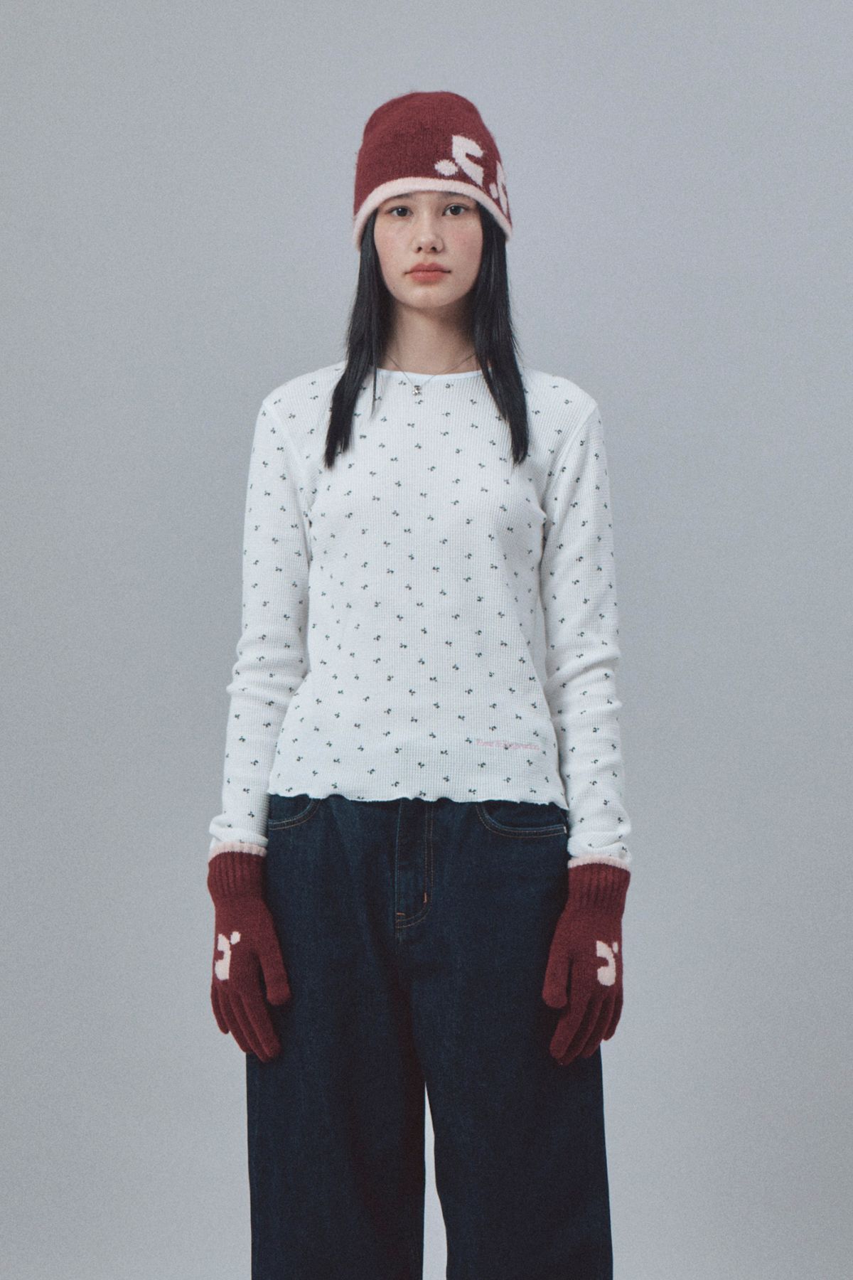 레스트앤레크레이션(REST&RECREATION) REVERSIBLE KNIT BEANIE - RED