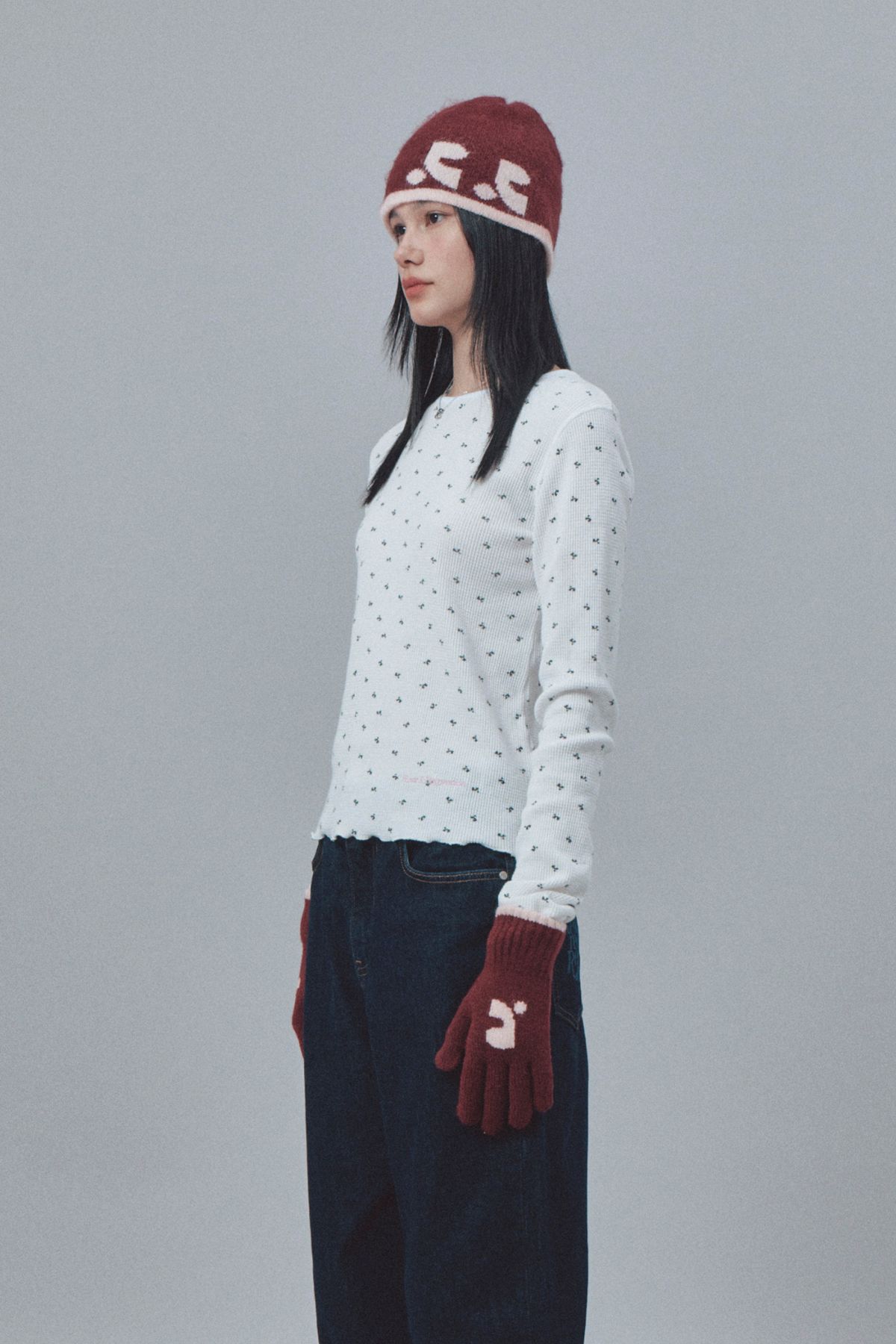 레스트앤레크레이션(REST&RECREATION) REVERSIBLE KNIT BEANIE - RED