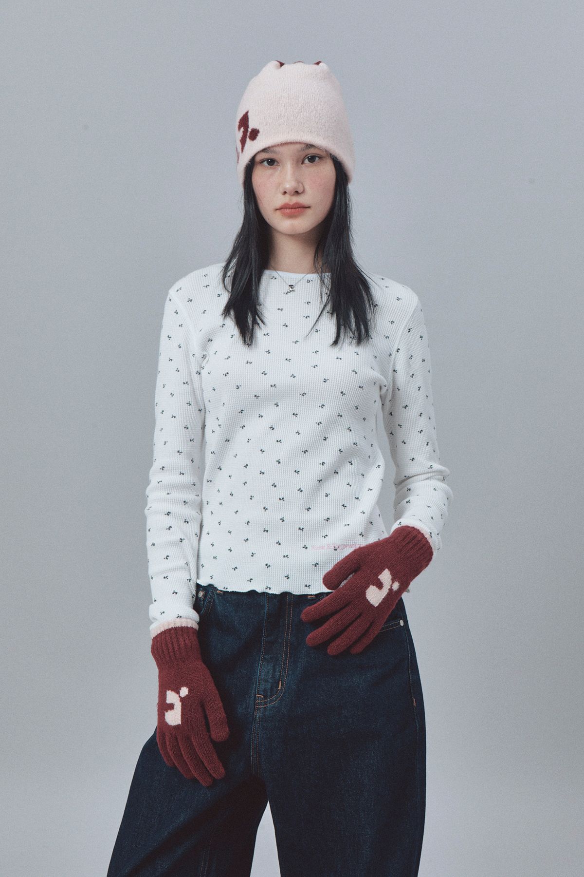 레스트앤레크레이션(REST&RECREATION) REVERSIBLE KNIT BEANIE - RED