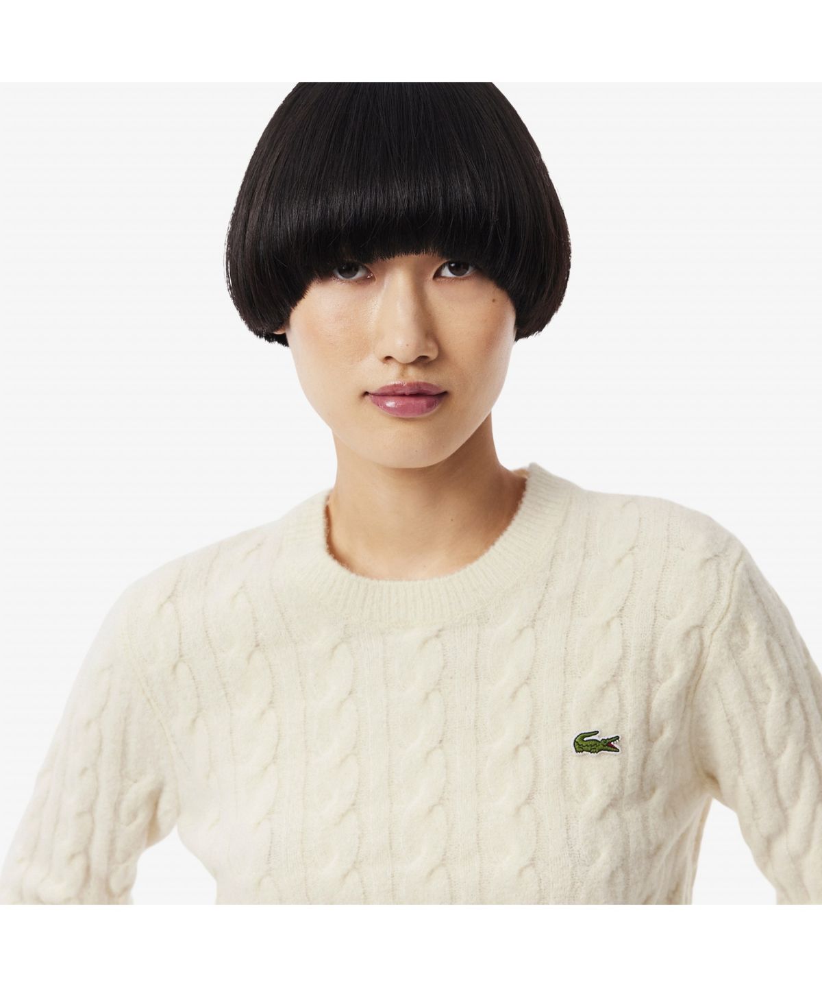 라코스테(LACOSTE) 여성 티핑포인트 케이블 스웨터 AF4159-55N XFJ