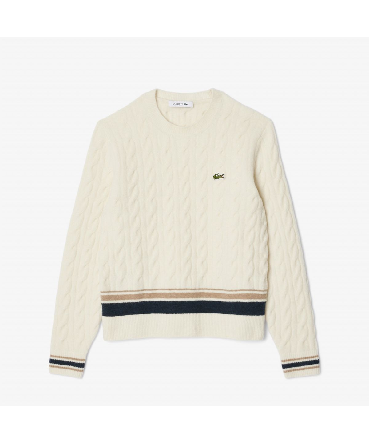 라코스테(LACOSTE) 여성 티핑포인트 케이블 스웨터 AF4159-55N XFJ