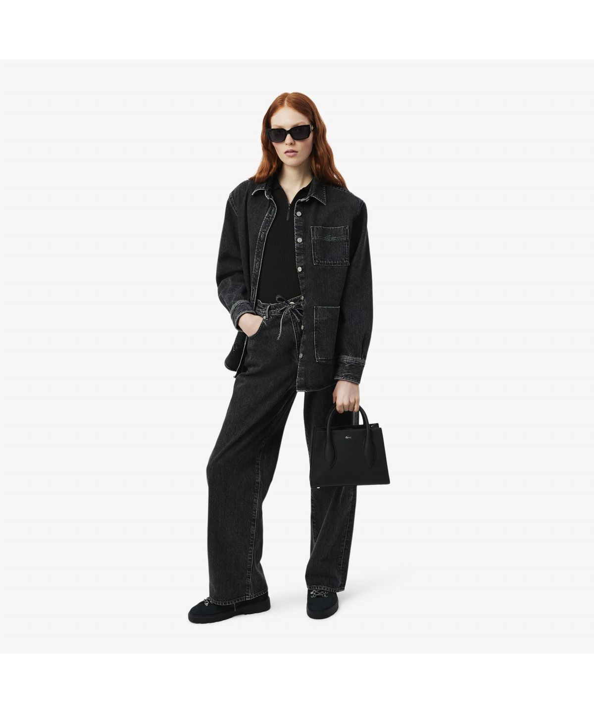 라코스테(LACOSTE) 여성 3D 하프집업 스웨터 AF2572-55N 031