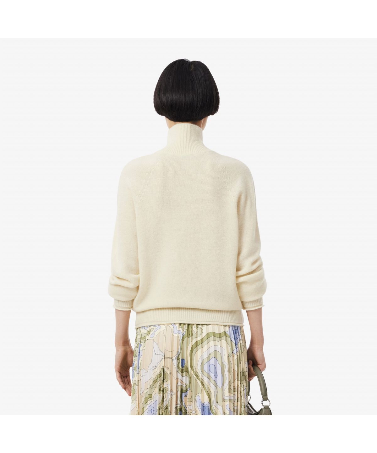 라코스테(LACOSTE) 여성 카디드울 하프버튼 스웨터 AF4010-55N XFJ