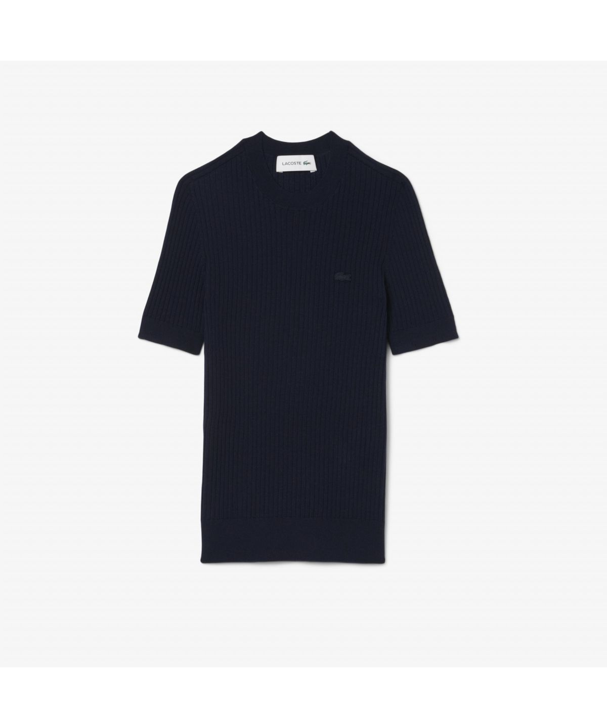 라코스테(LACOSTE) 여성 립조직 메리노울 반팔 스웨터 AF4146-55N 166