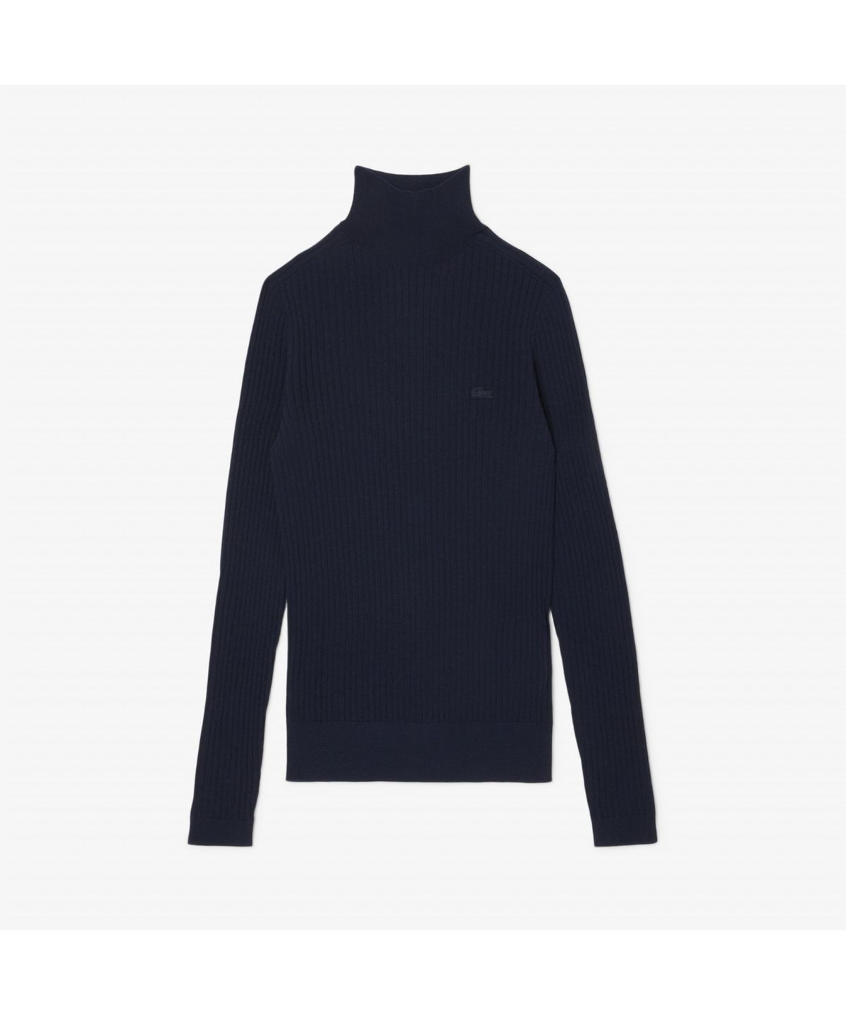 라코스테(LACOSTE) 여성 립조직 메리노울 모크넥 스웨터 AF4189-55N 166