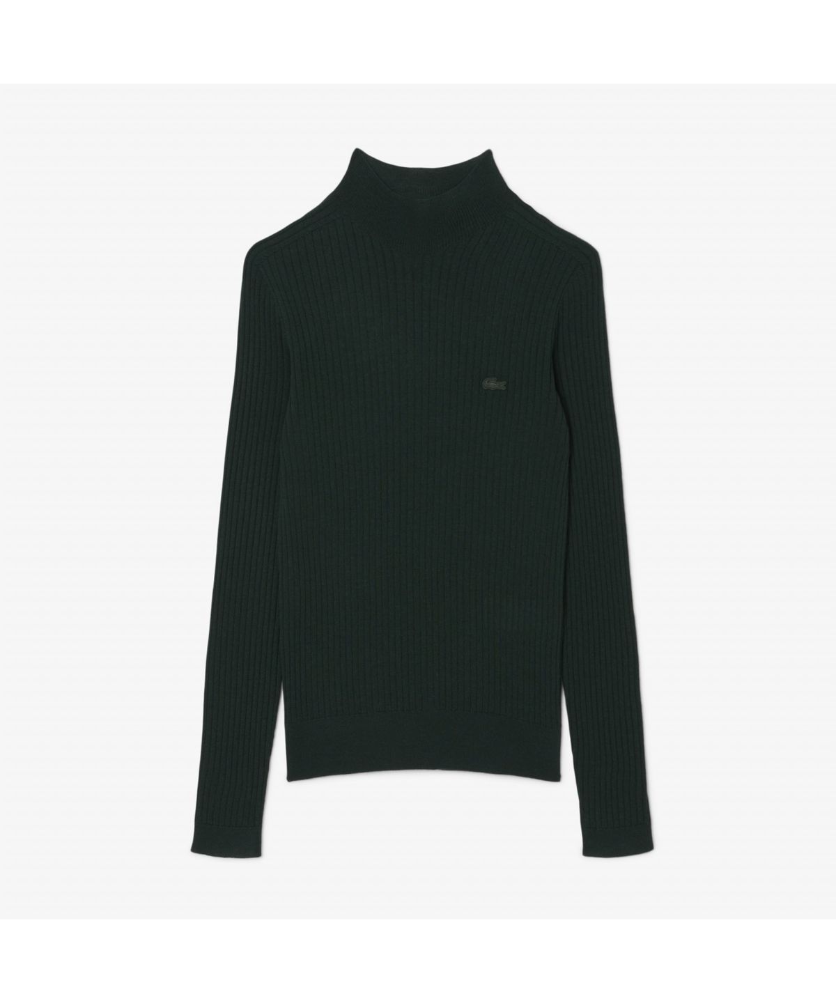 라코스테(LACOSTE) 여성 립조직 메리노울 모크넥 스웨터 AF4189-55N YZP