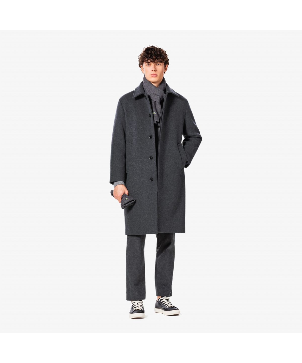 라코스테(LACOSTE) 남성 울 캐시미어 발마칸 코트 BH512E-55N 050