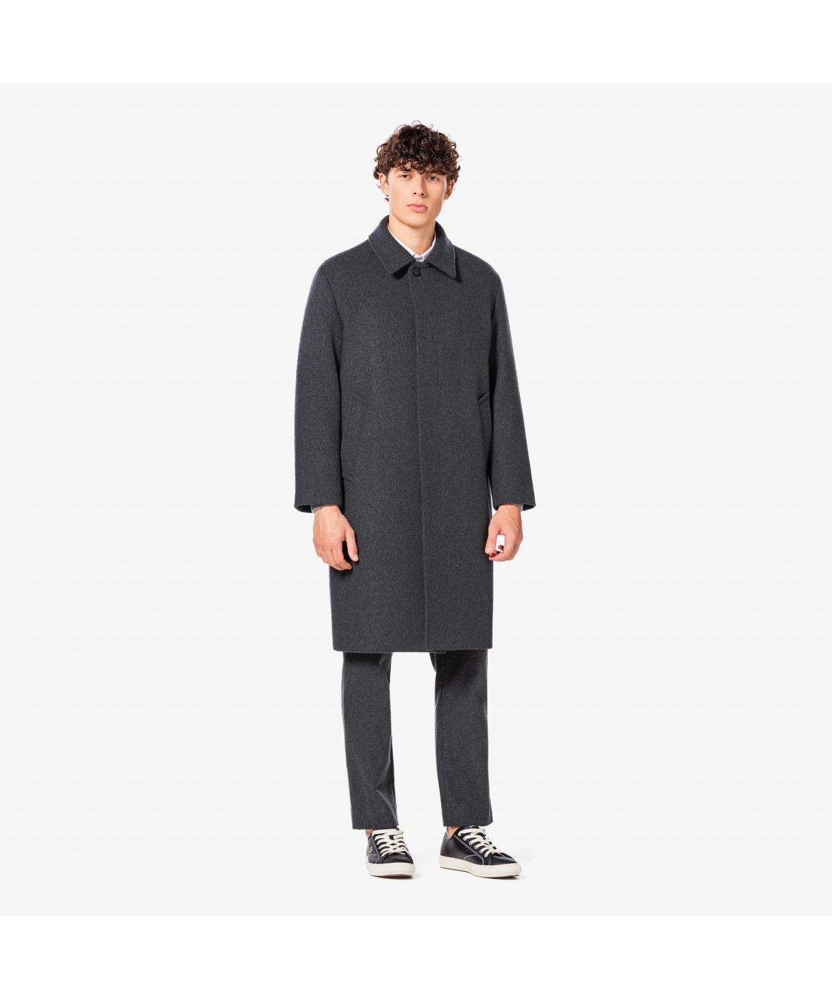 라코스테(LACOSTE) 남성 울 캐시미어 발마칸 코트 BH512E-55N 050