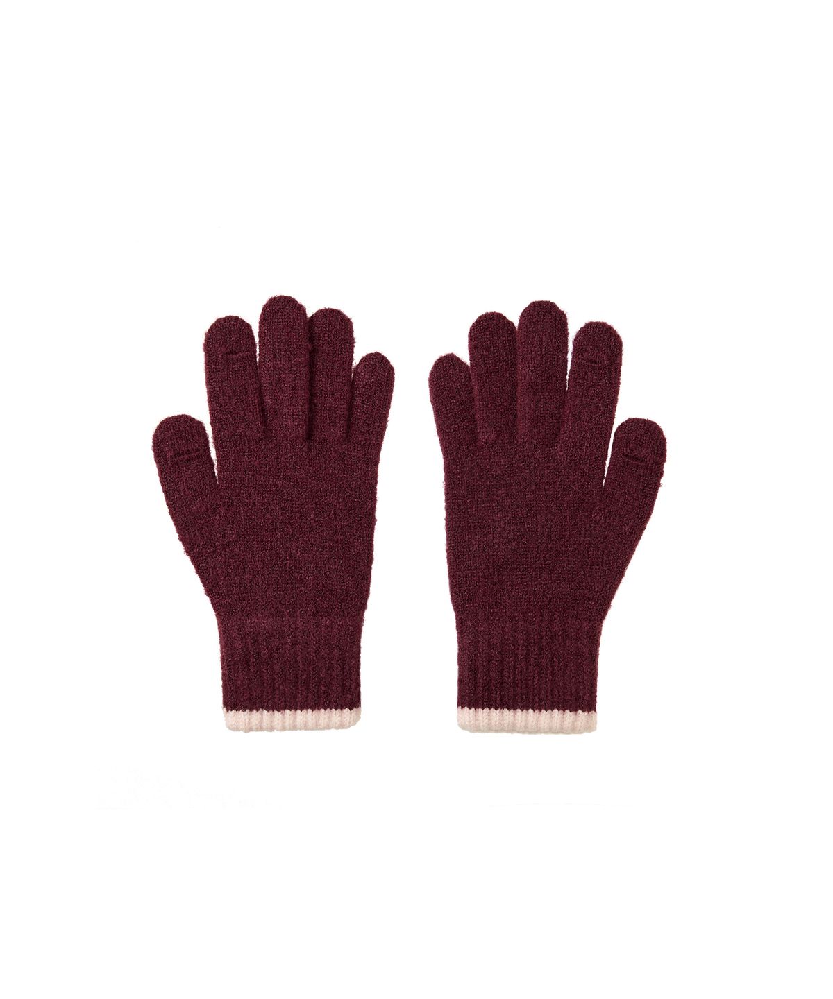 레스트앤레크레이션(REST&RECREATION) LOGO KNIT GLOVE - RED
