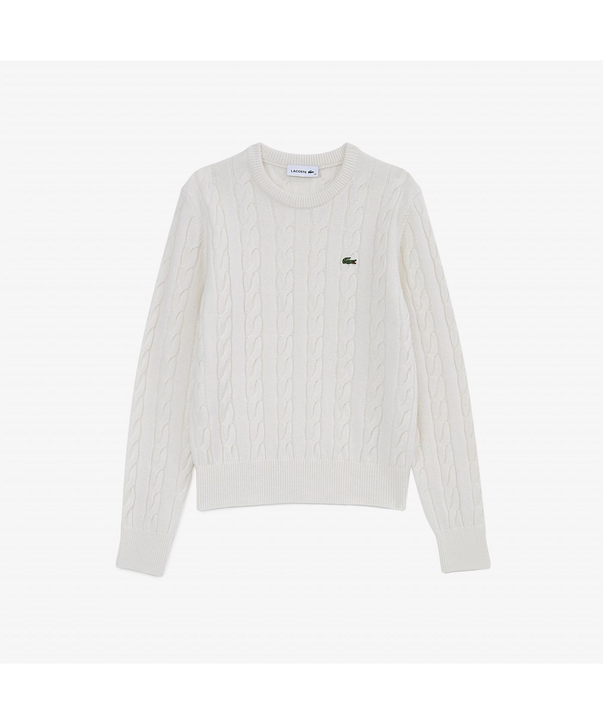 라코스테(LACOSTE) 여성 케이블 크루넥 스웨터 AF083E-55N XFJ