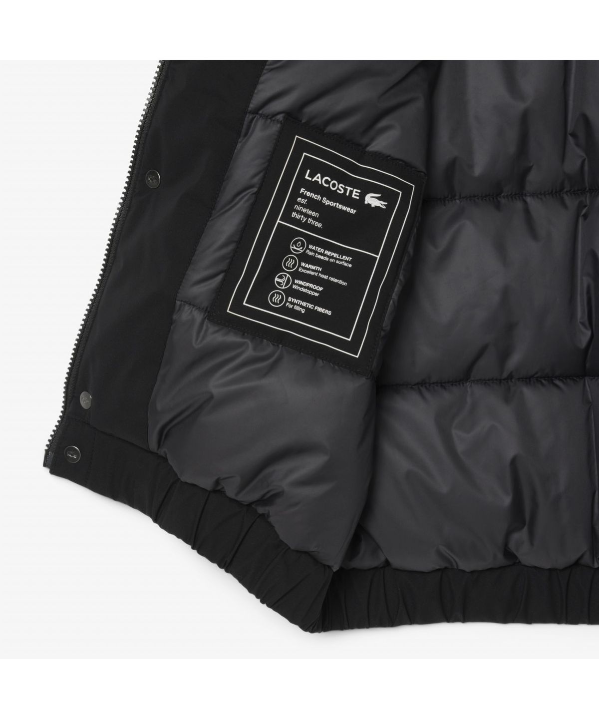 라코스테(LACOSTE) 남성 하이넥 래글런 블루종 BH5142-55N 031