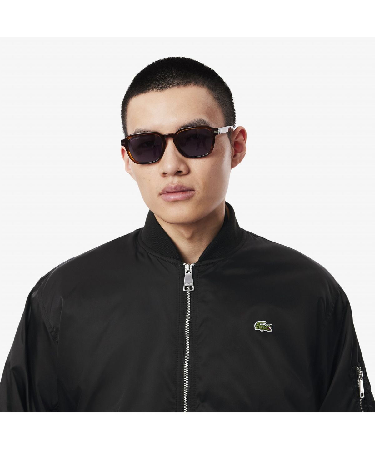 라코스테(LACOSTE) 남성 MA-1 패딩 블루종 BH7165-55N 031