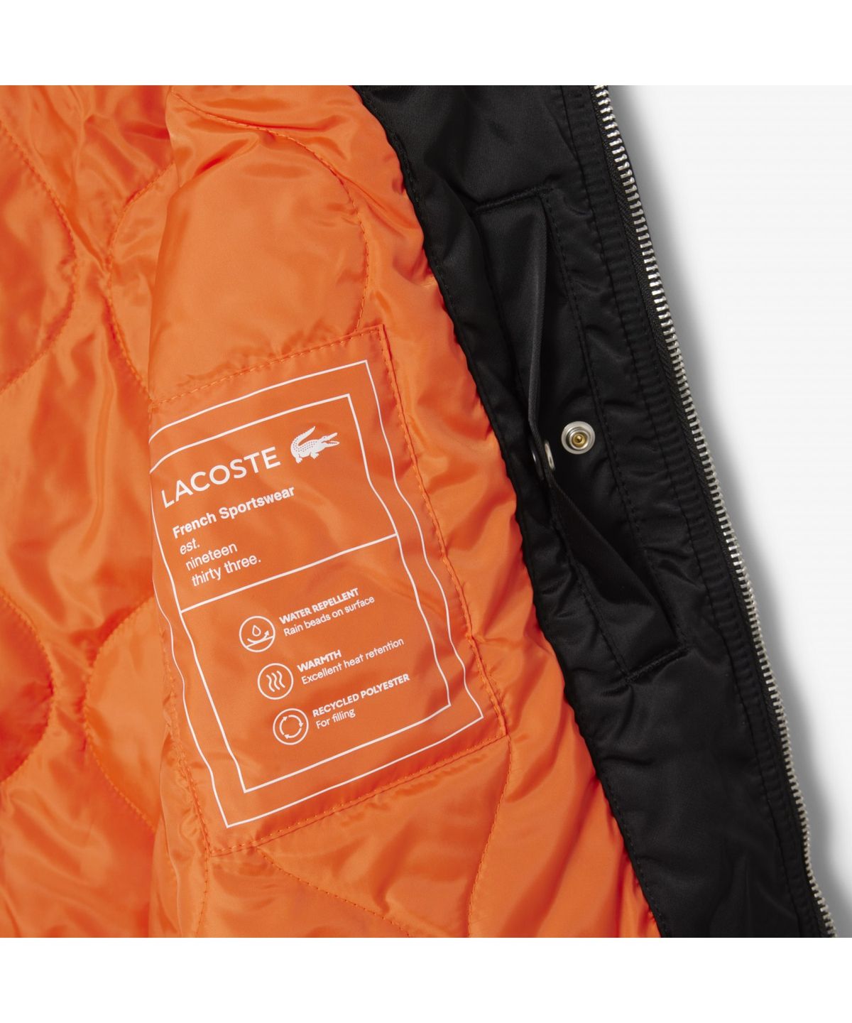 라코스테(LACOSTE) 남성 MA-1 패딩 블루종 BH7165-55N 031